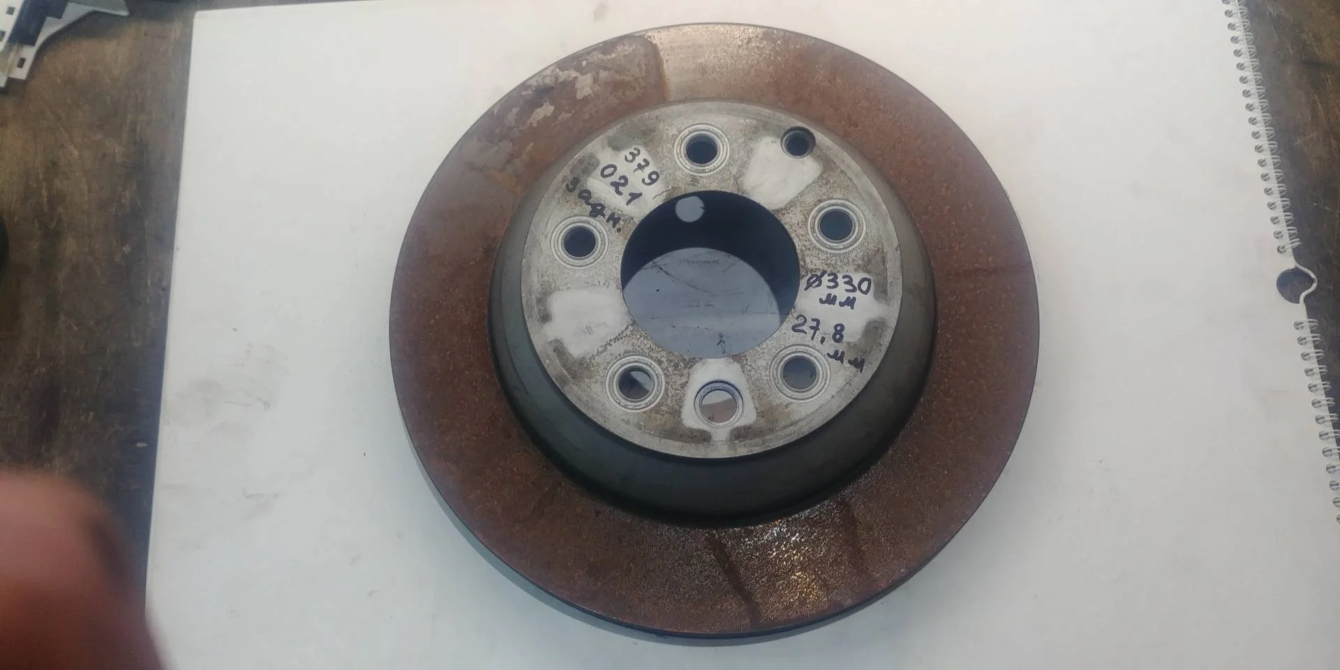 диск тормозной задний Volkswagen Touareg 2  2013