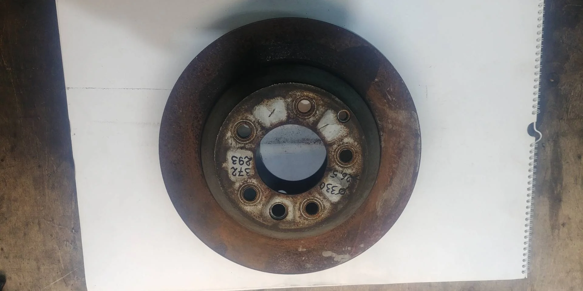 диск тормозной задний Volkswagen Touareg 2  2013