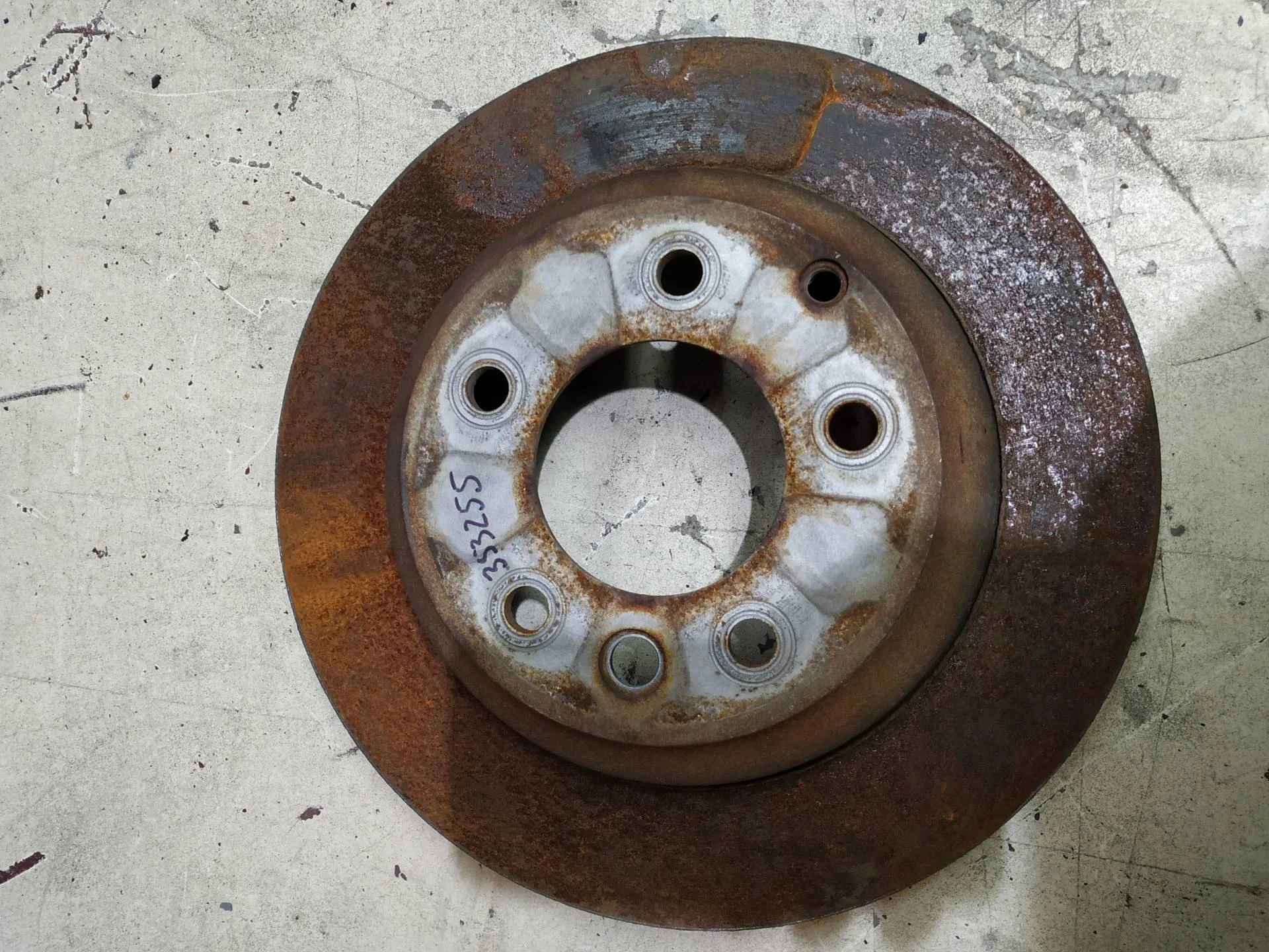 диск тормозной задний Volkswagen Touareg 2  2013