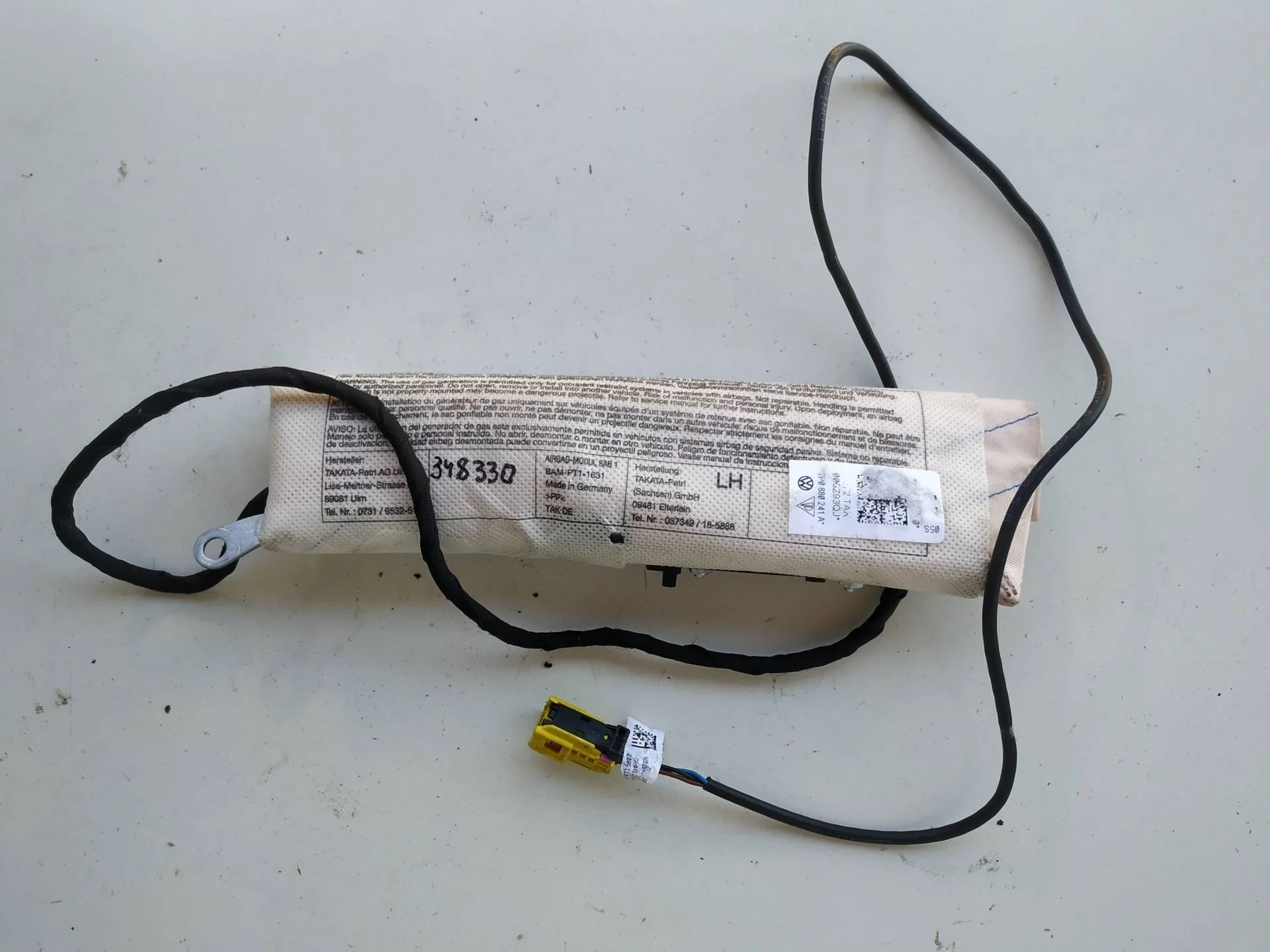 подушка безопасности (Airbag) Volkswagen Touareg 2  2013