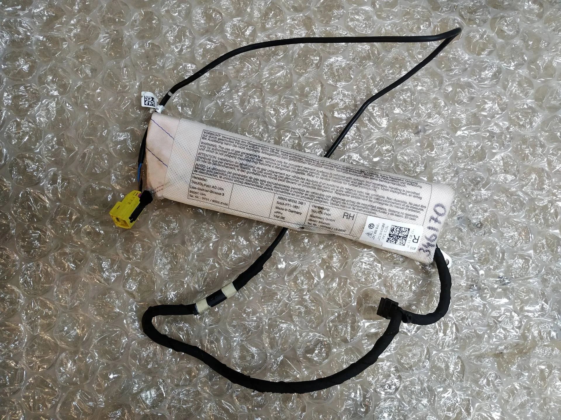 подушка безопасности (Airbag) Volkswagen Touareg 2  2013