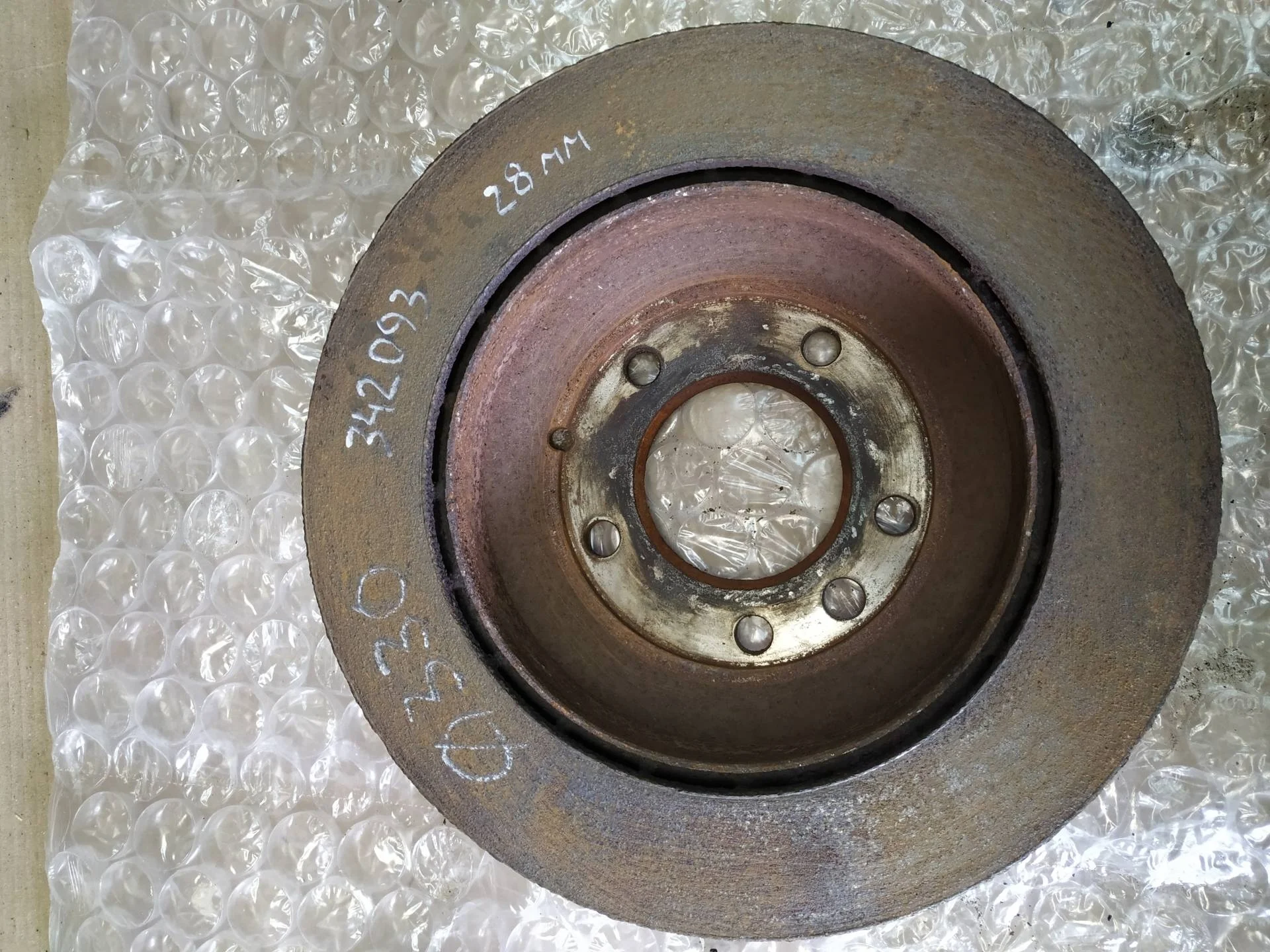 диск тормозной задний Volkswagen Touareg 2  2013