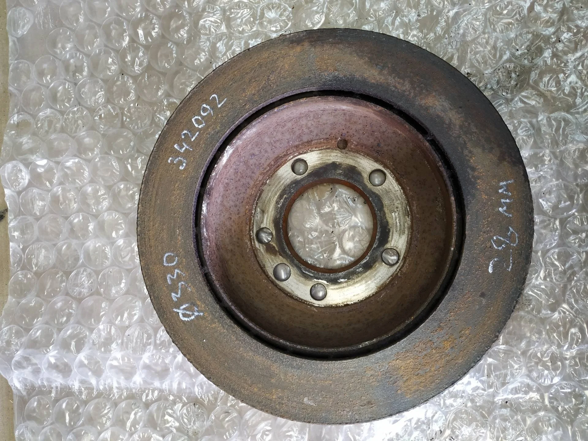 диск тормозной задний Volkswagen Touareg 2  2013