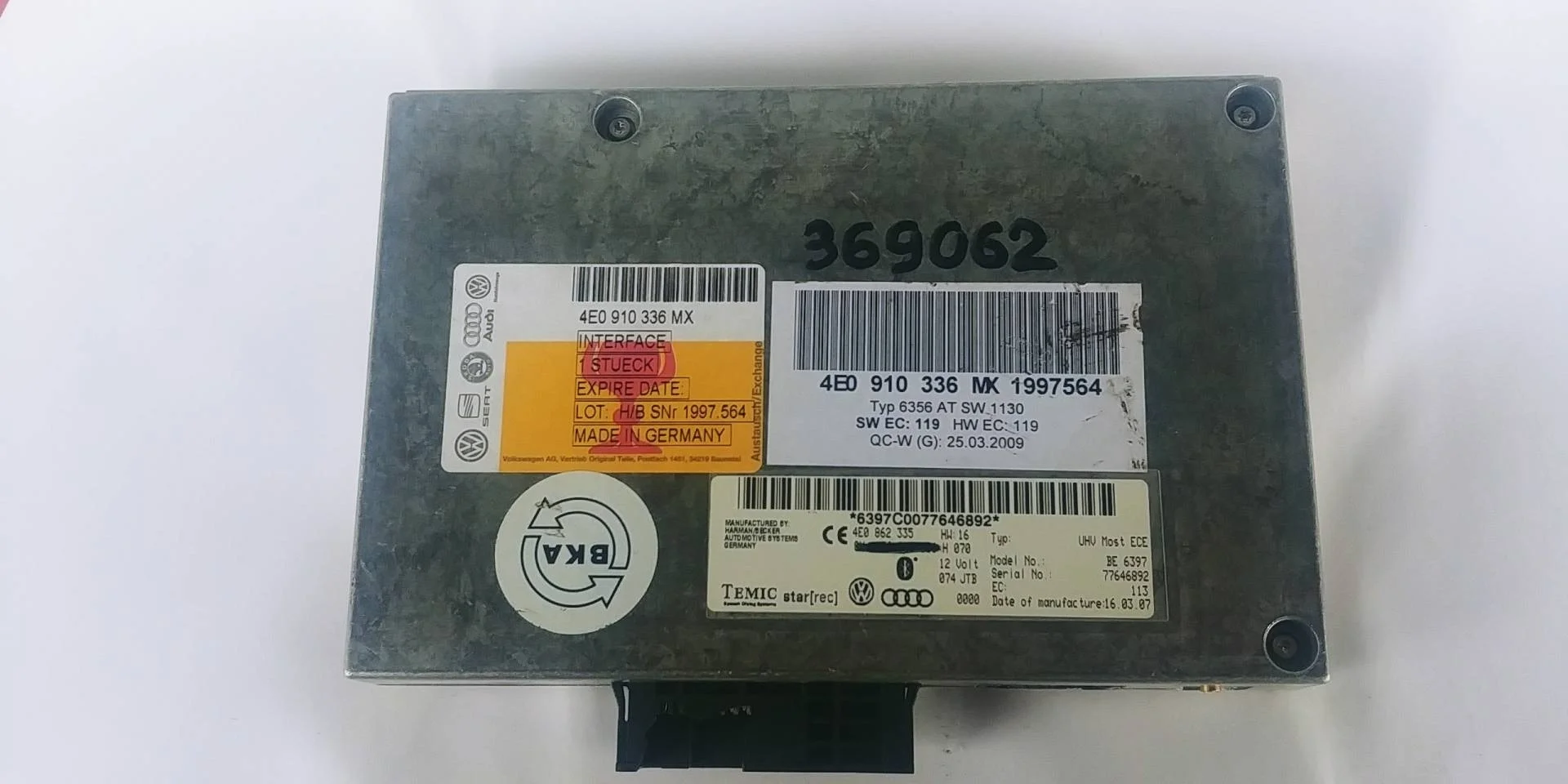 блок Bluetooth Audi Q7  2008