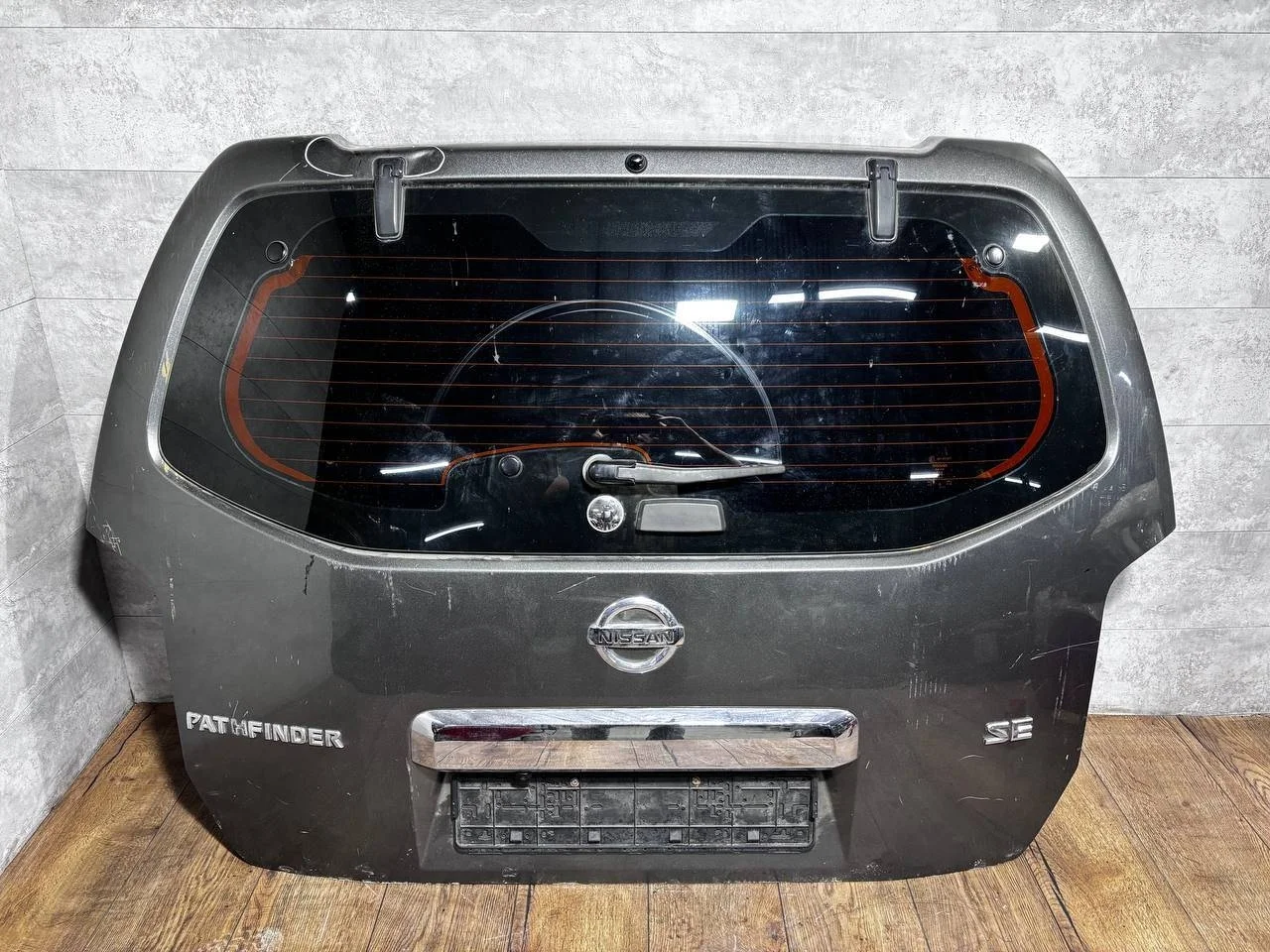 крышка (дверь) багажника Nissan Pathfinder R51   серый