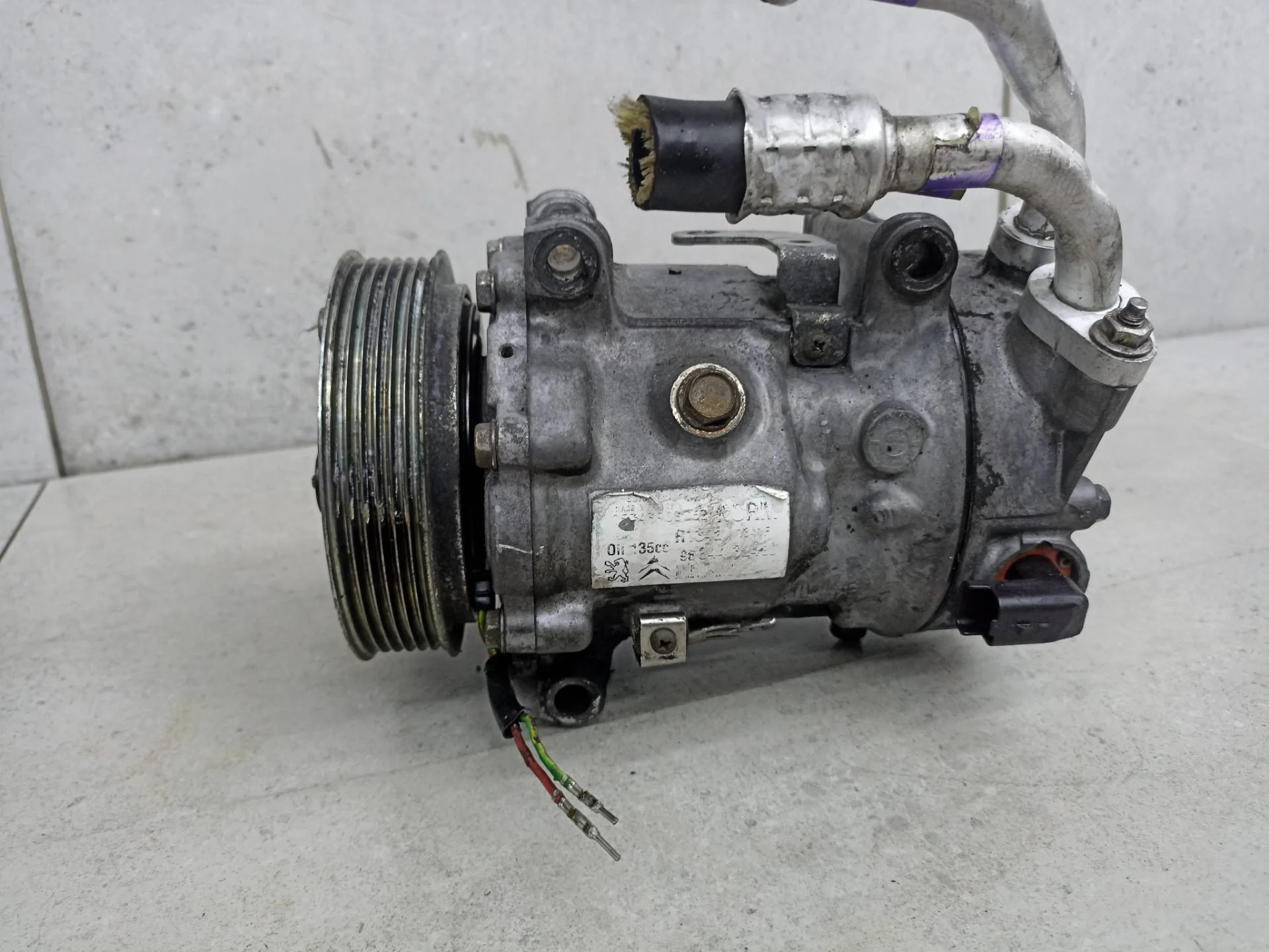 Компрессор кондиционера Citroen C4 2 2013