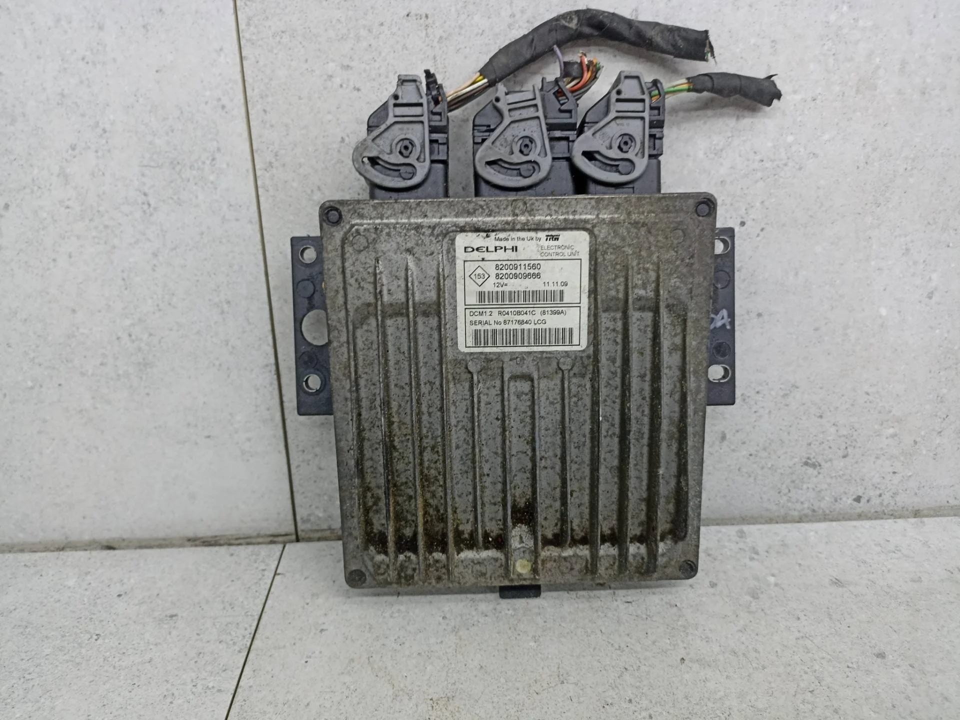 Блок управления двигателем Renault Scenic 2 рест.