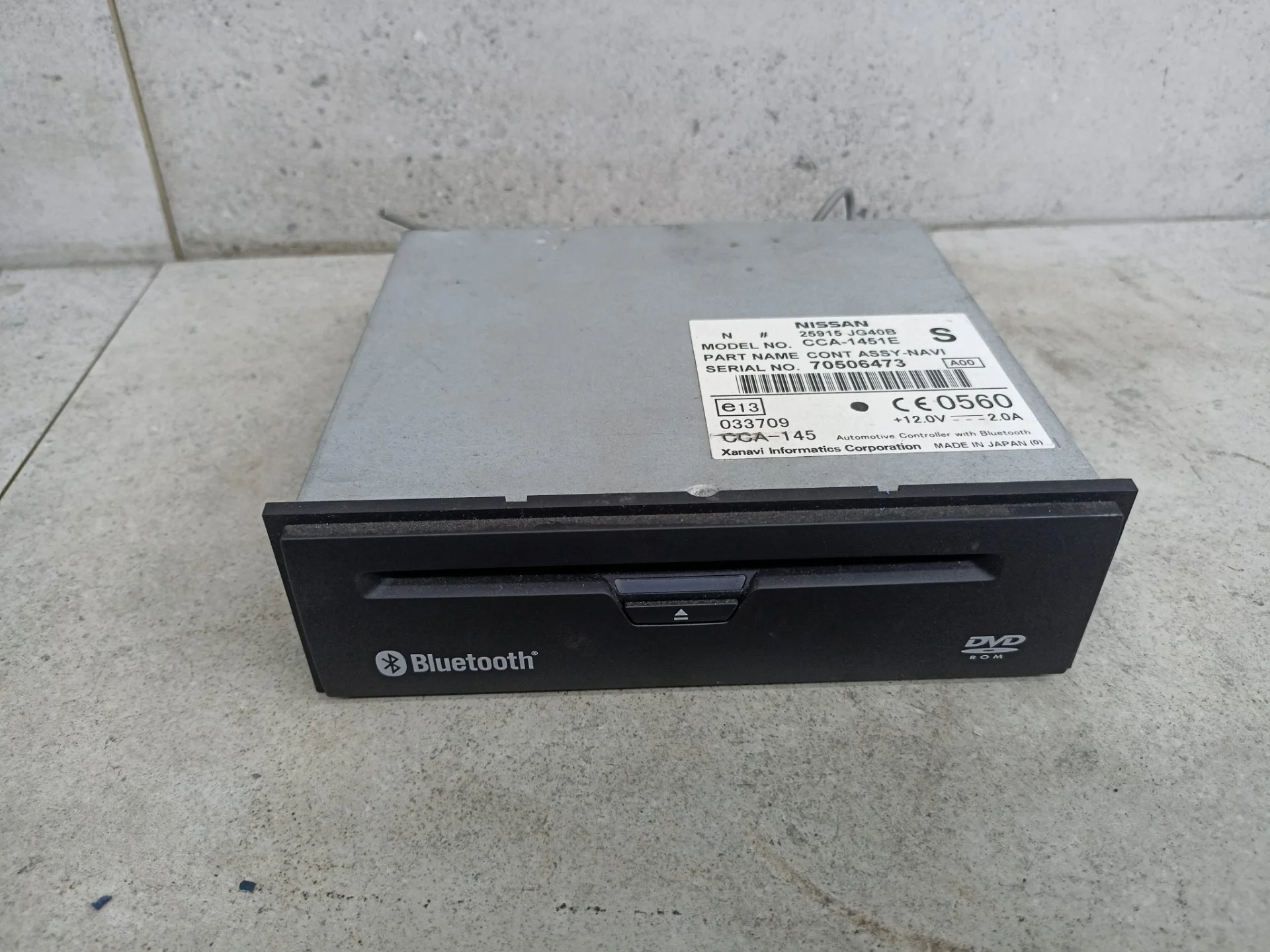 CD-чейнджер Nissan Qashqai J10 2010 25915JG40B