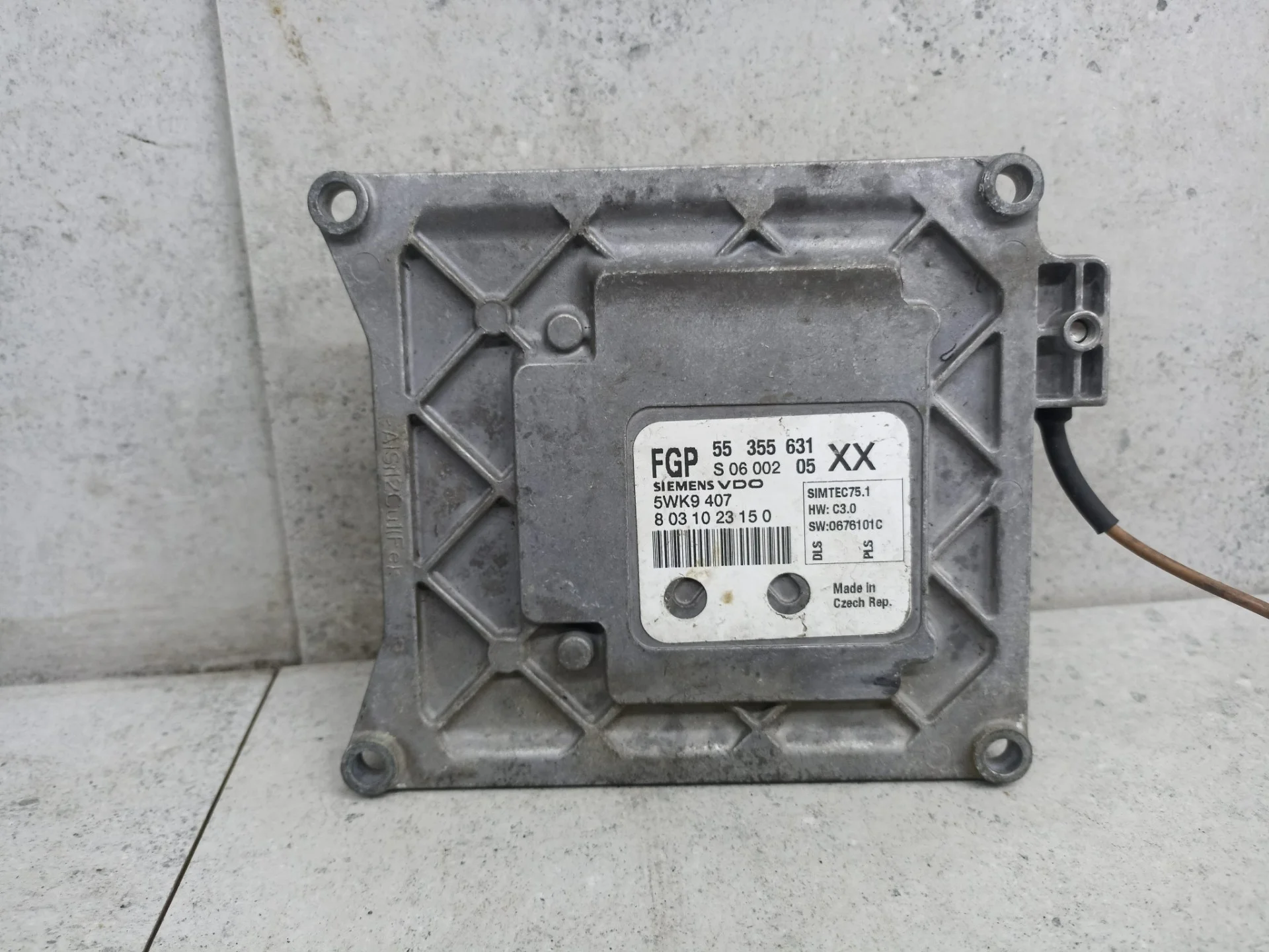 Блок управления двигателем Opel Vectra C 2005