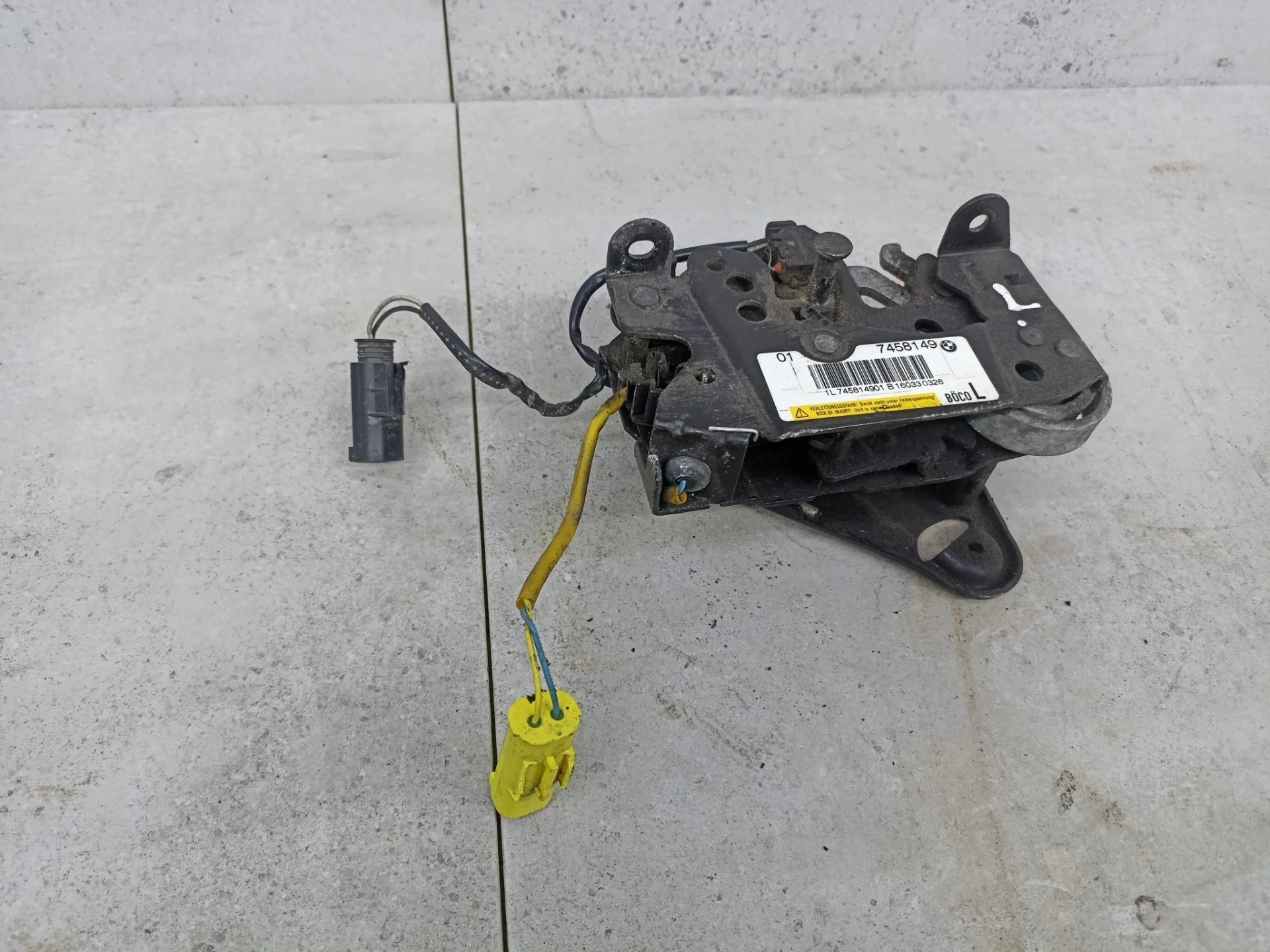 Замок капота левый BMW 5 F10/F11 2012 51237184441