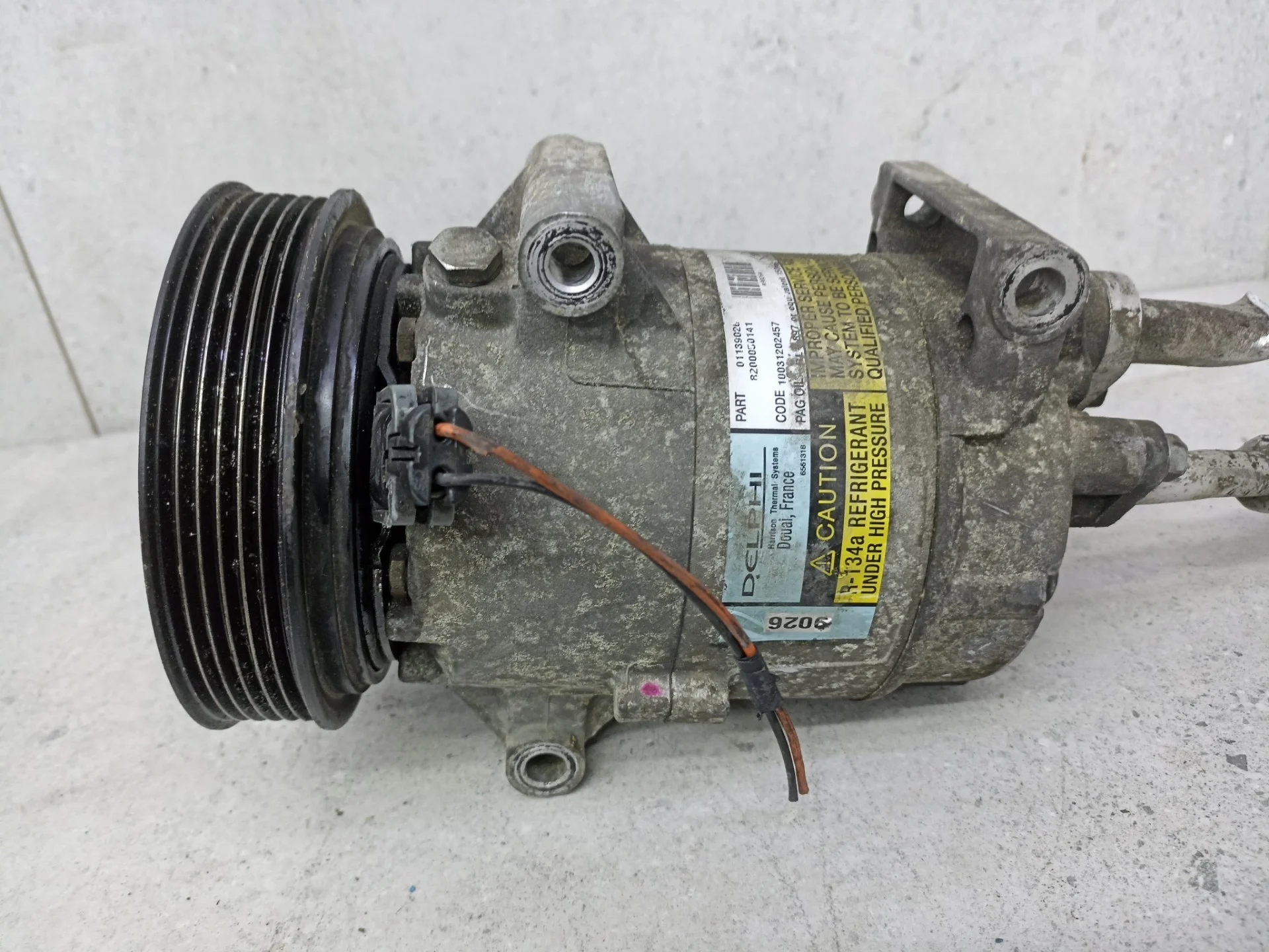 Компрессор кондиционера Renault Scenic 2 рест.