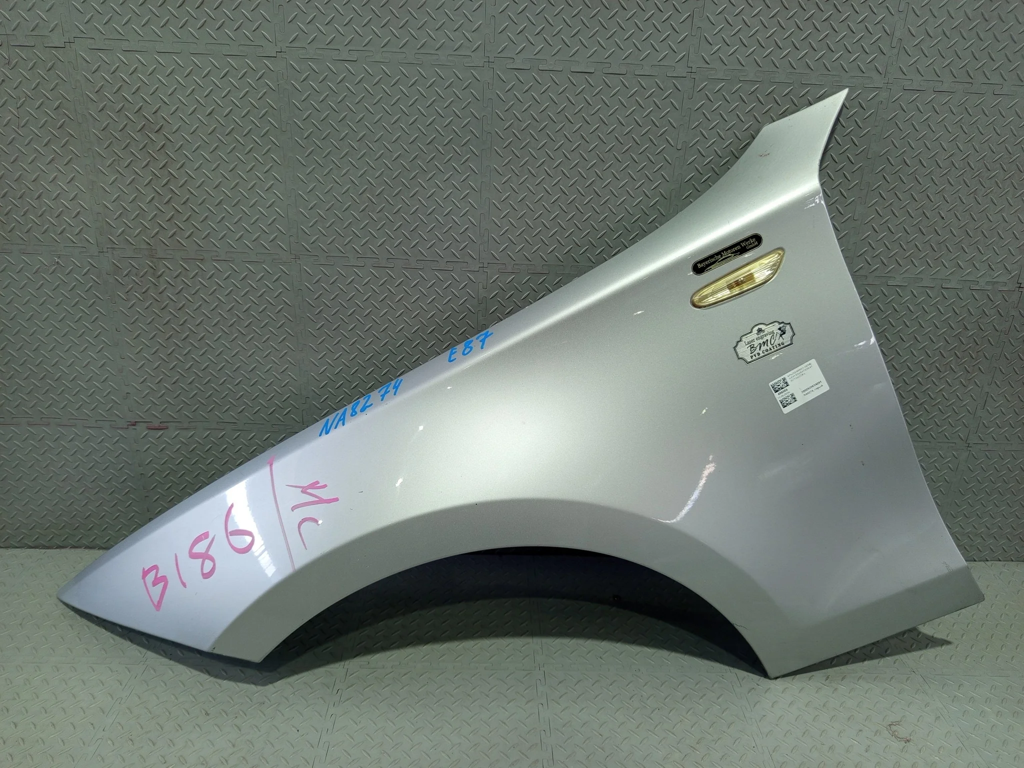 КРЫЛО BMW 41357133227 ПЕРЕД ЛЕВО серый NA8274