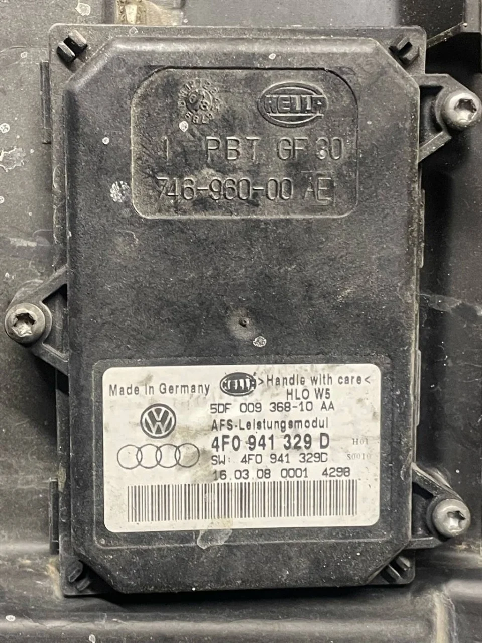 Блок управления светом фар птф Audi A6 2004-2011 C6