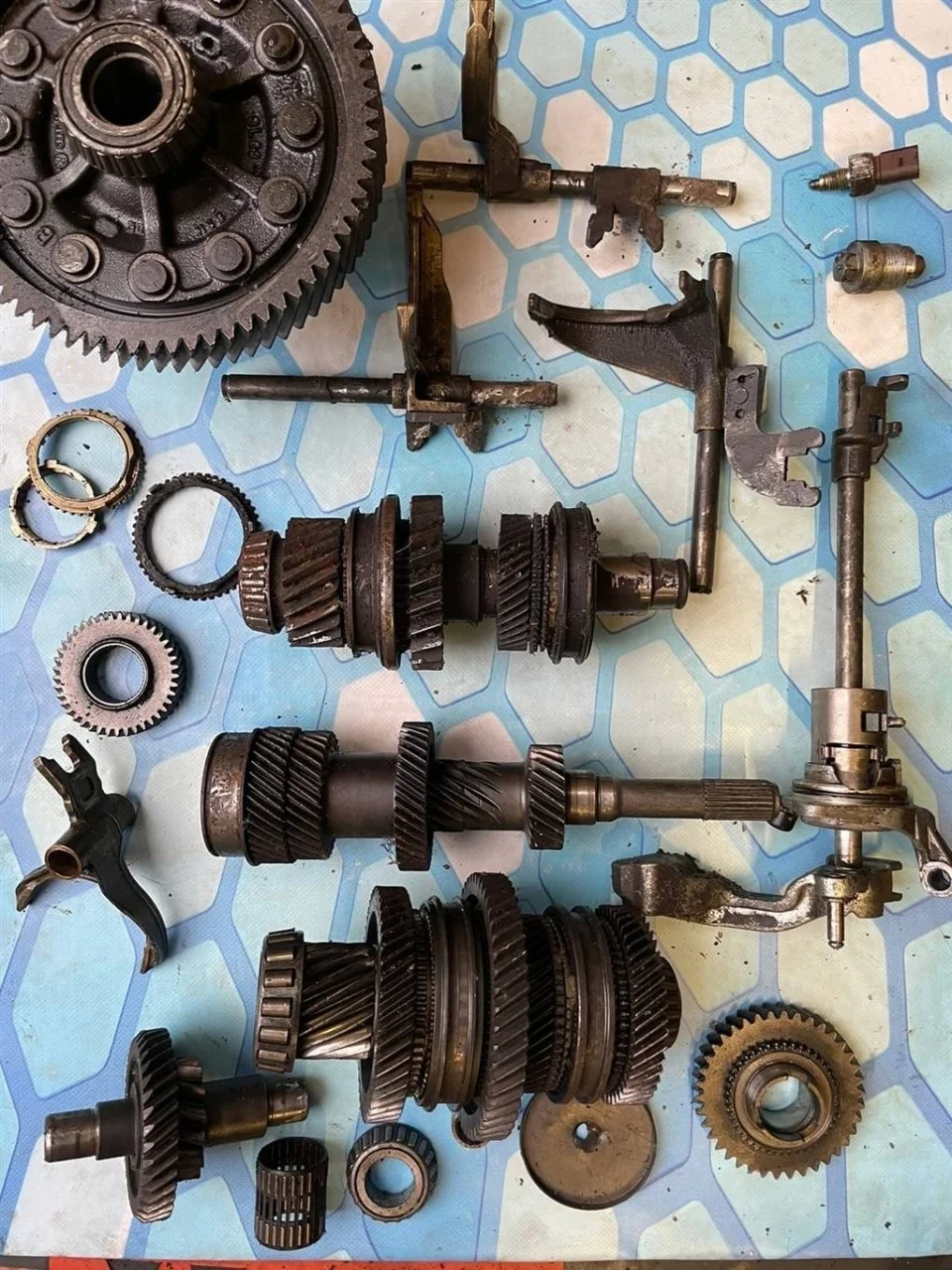 Запчасти для мкпп 02q mq350 VW Tiguan 1 2007-2011