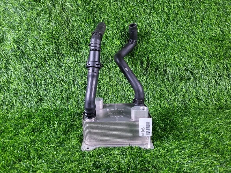 Радиатор масляный Audi A8 2008 4E0317021H D3 BVJ 4.2