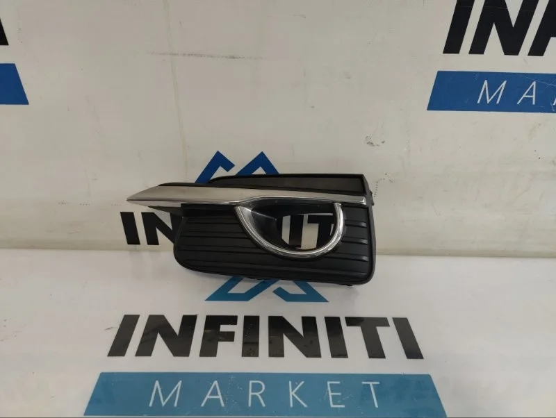 Накладка ПТФ окантовка противотуманки левая