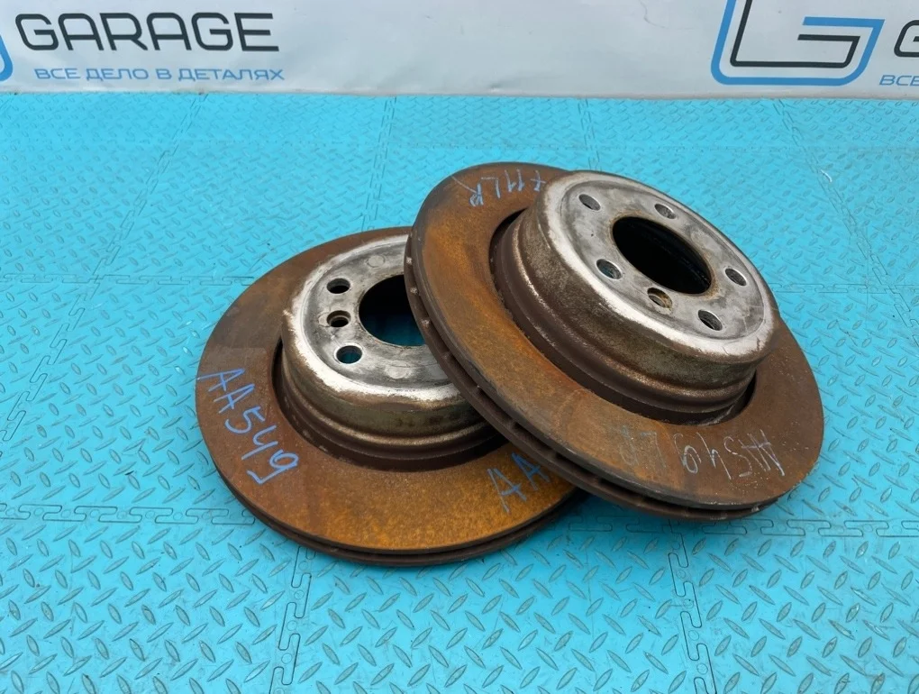 Диски тормозные Bmw X3 2007 34213332217 E83 N52B25A 2.5, задние