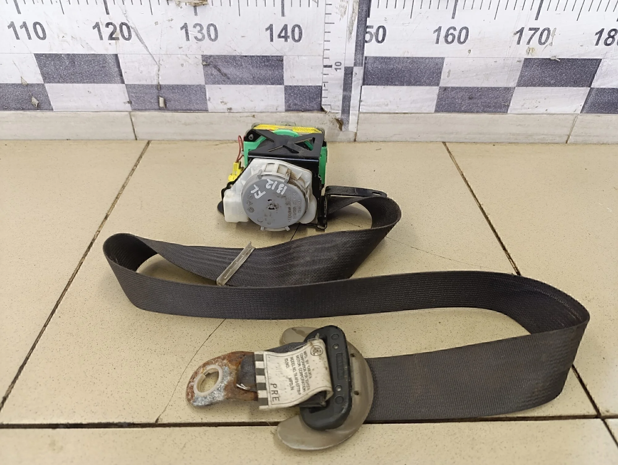 Ремень безопасности с пиропатроном Corolla E15 2006-2013