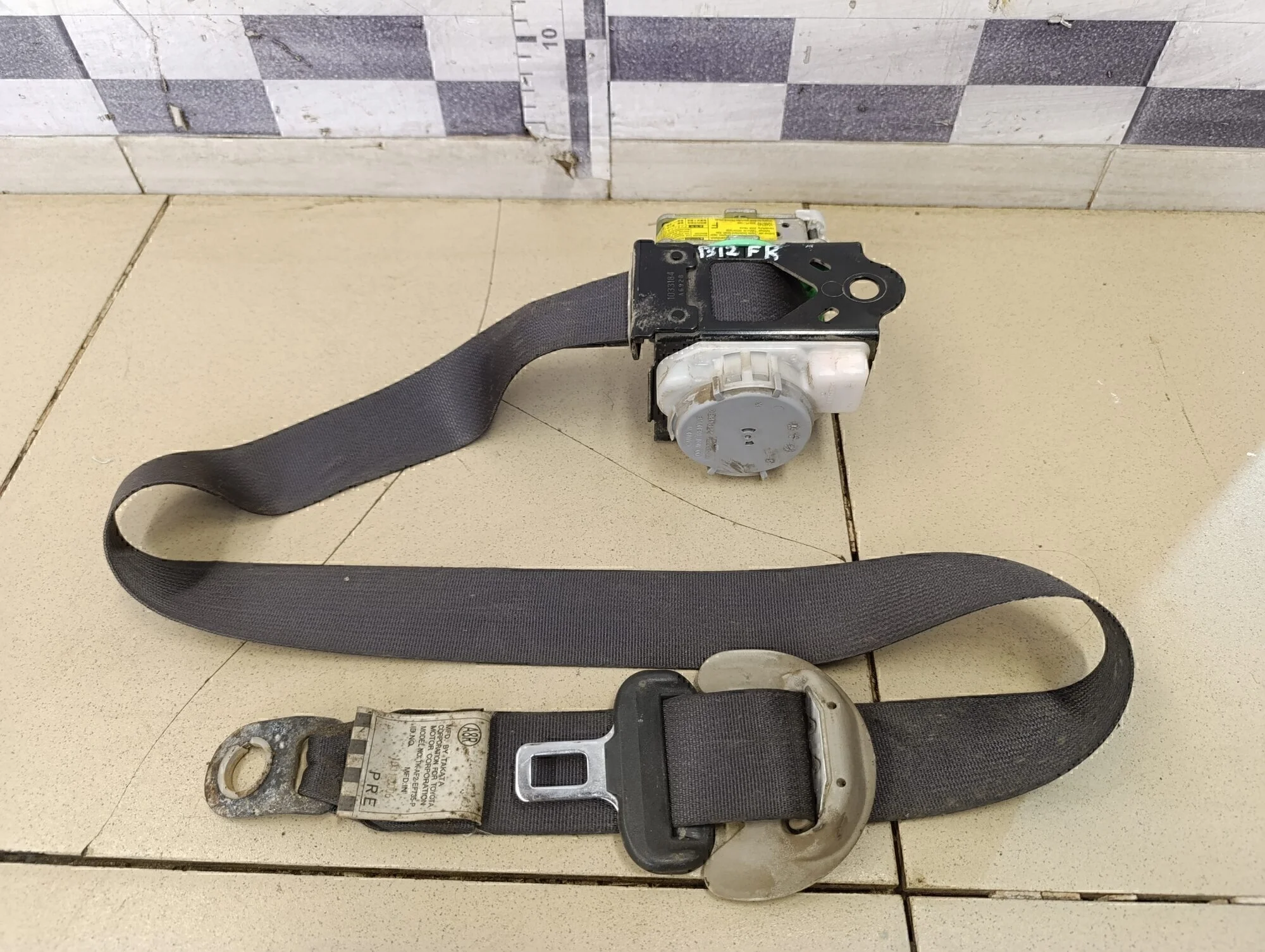 Ремень безопасности с пиропатроном Corolla E15 2006-2013