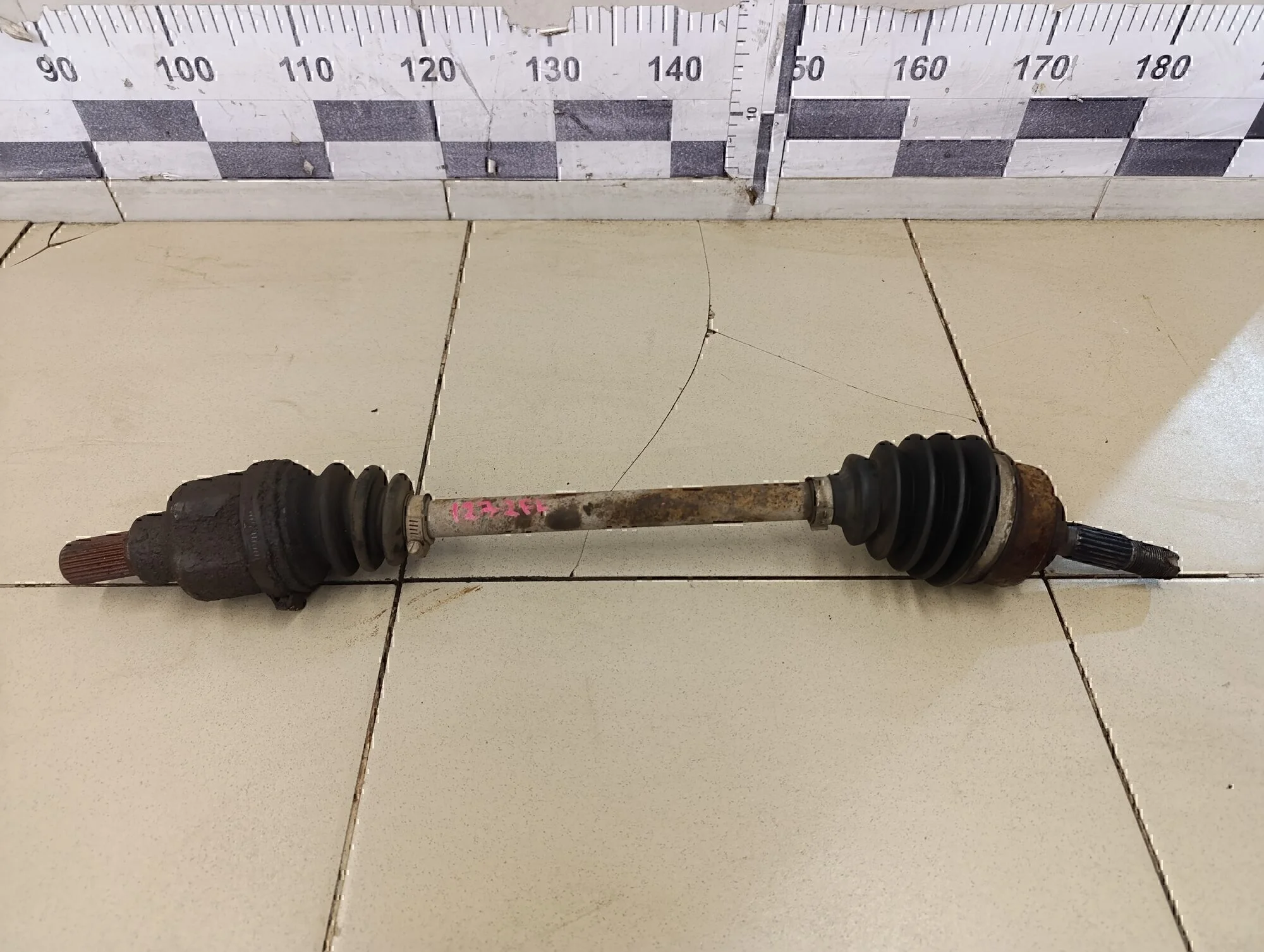 Полуось передняя левая C3 2002-2009