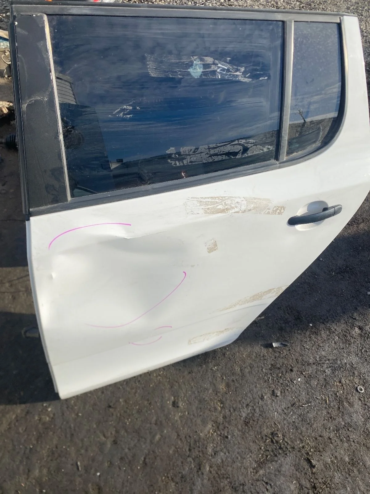 Дверь задняя левая Skoda Fabia II рестайлинг (2010—2014)