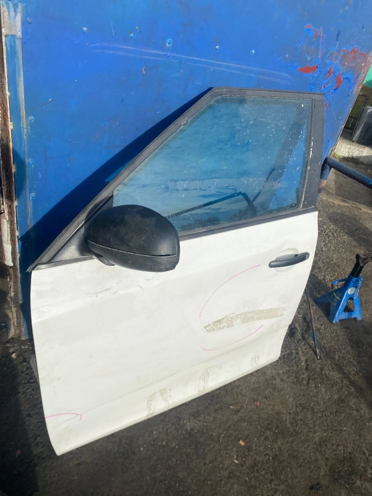 Дверь передняя левая Skoda Fabia II рестайлинг (2010—2014)