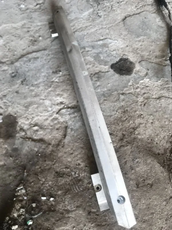 Усилитель заднего бампера Audi A3 8L рестайлинг (2000—2003)