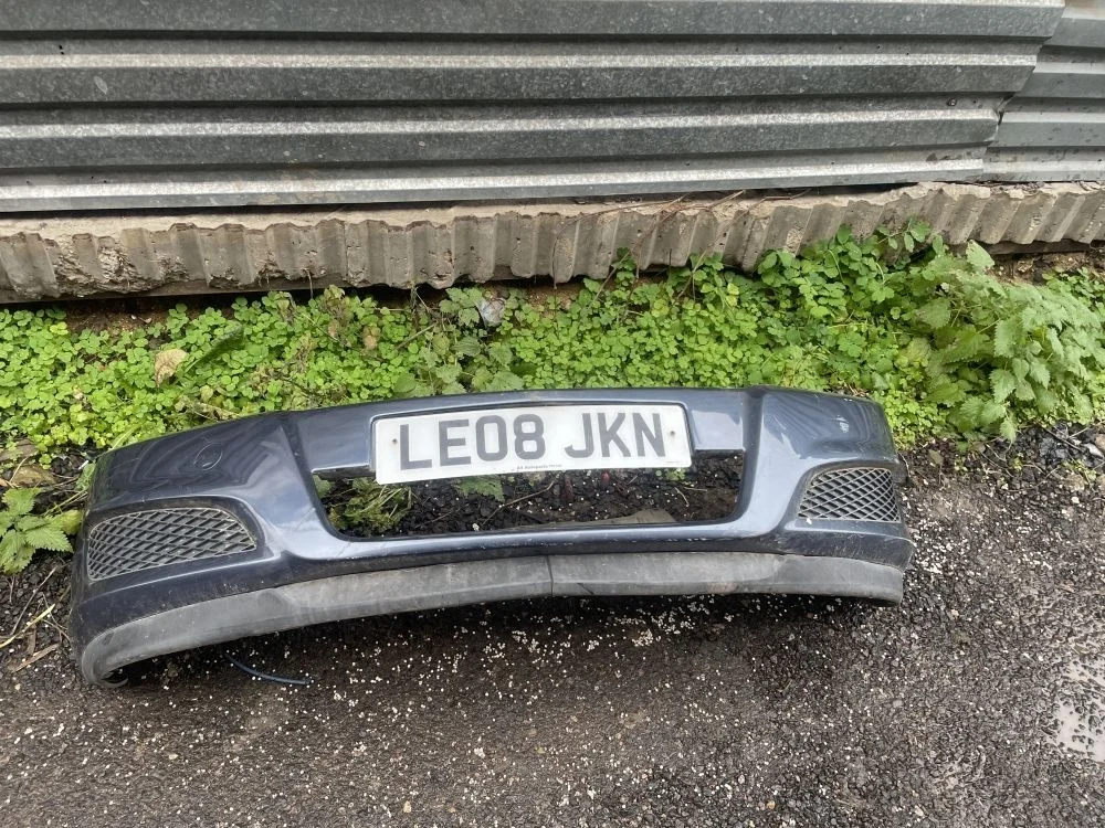 бампер передний opel astra H рестаил