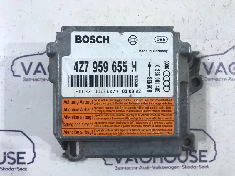 Блок управления аирбаг Audi A6 C5 4B 2003