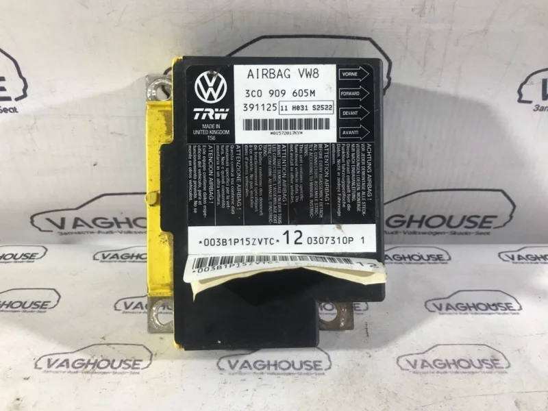 Блок управления аирбаг Volkswagen Passat B6 3С 2.0