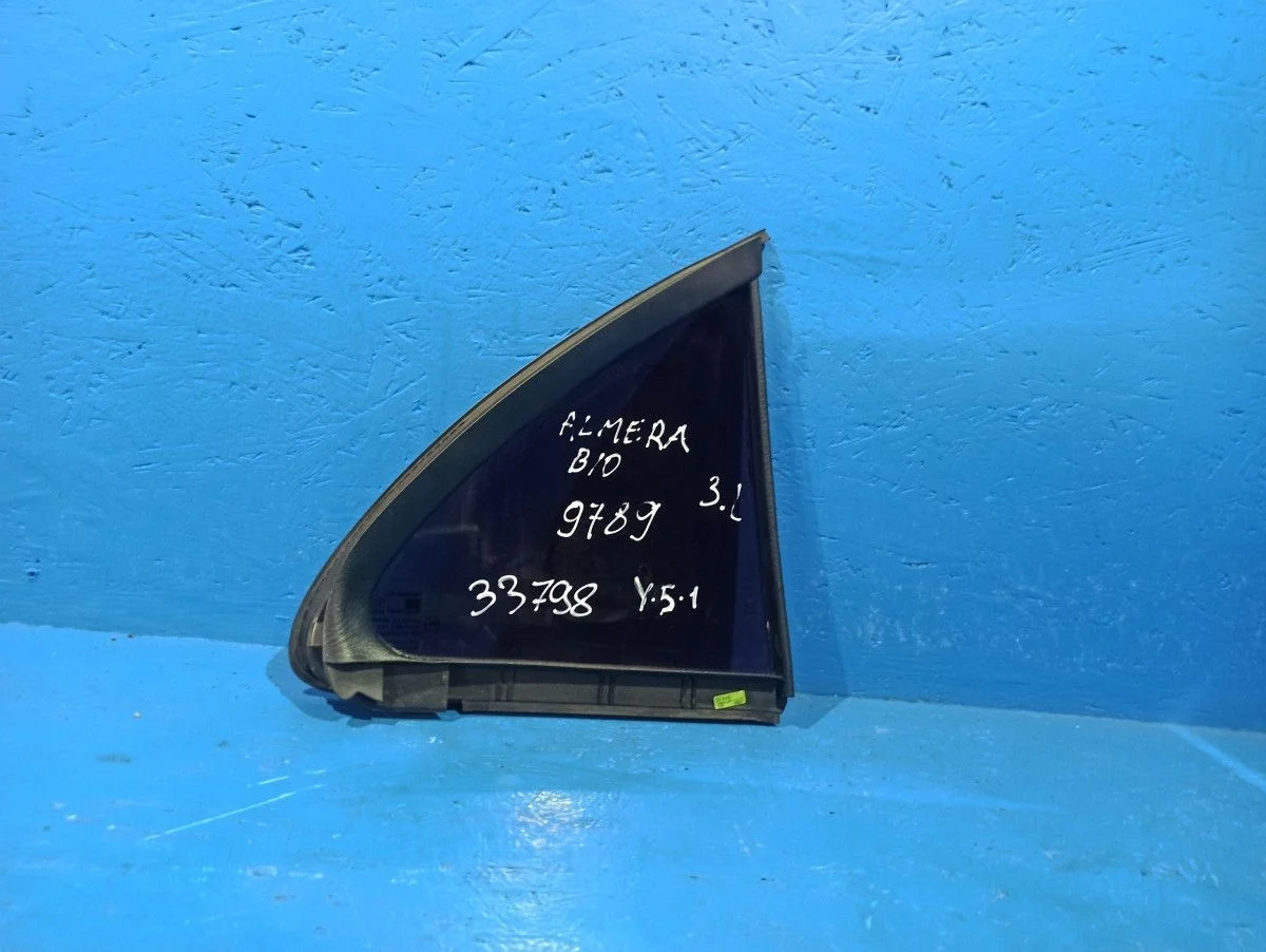 Стекло двери задней левой (форточка) Nissan Almera Classic I (2006—2013)