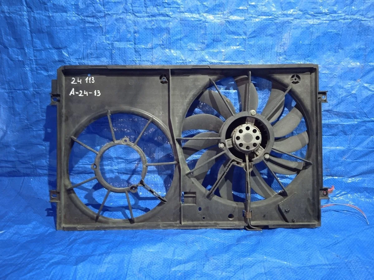 Вентилятор радиатора в сборе Skoda Octavia II (2004—2009)