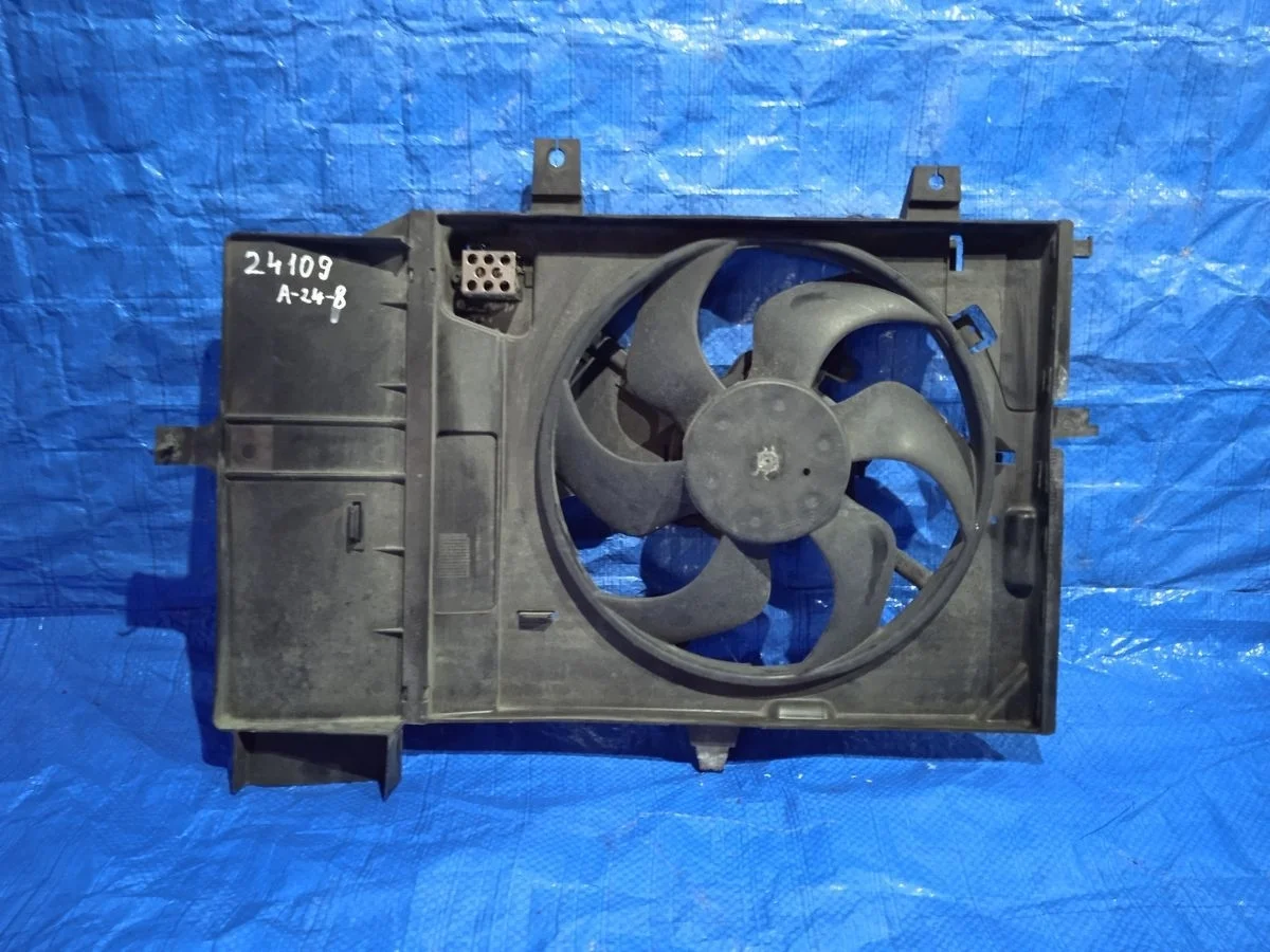 Вентилятор радиатора в сборе Nissan Note E11 рестайлинг (2008—2013)