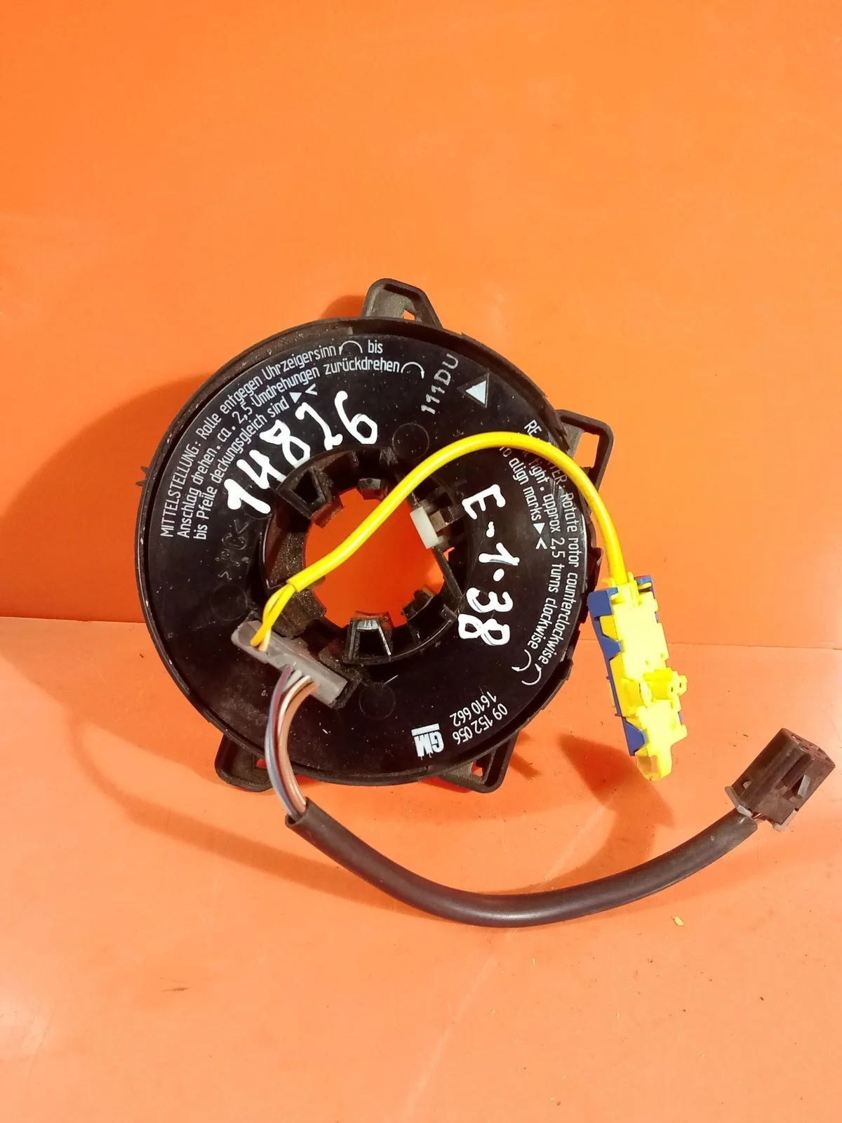 Кольцо (шлейф ) SRS Opel Vectra B рестайлинг (1999—2002)