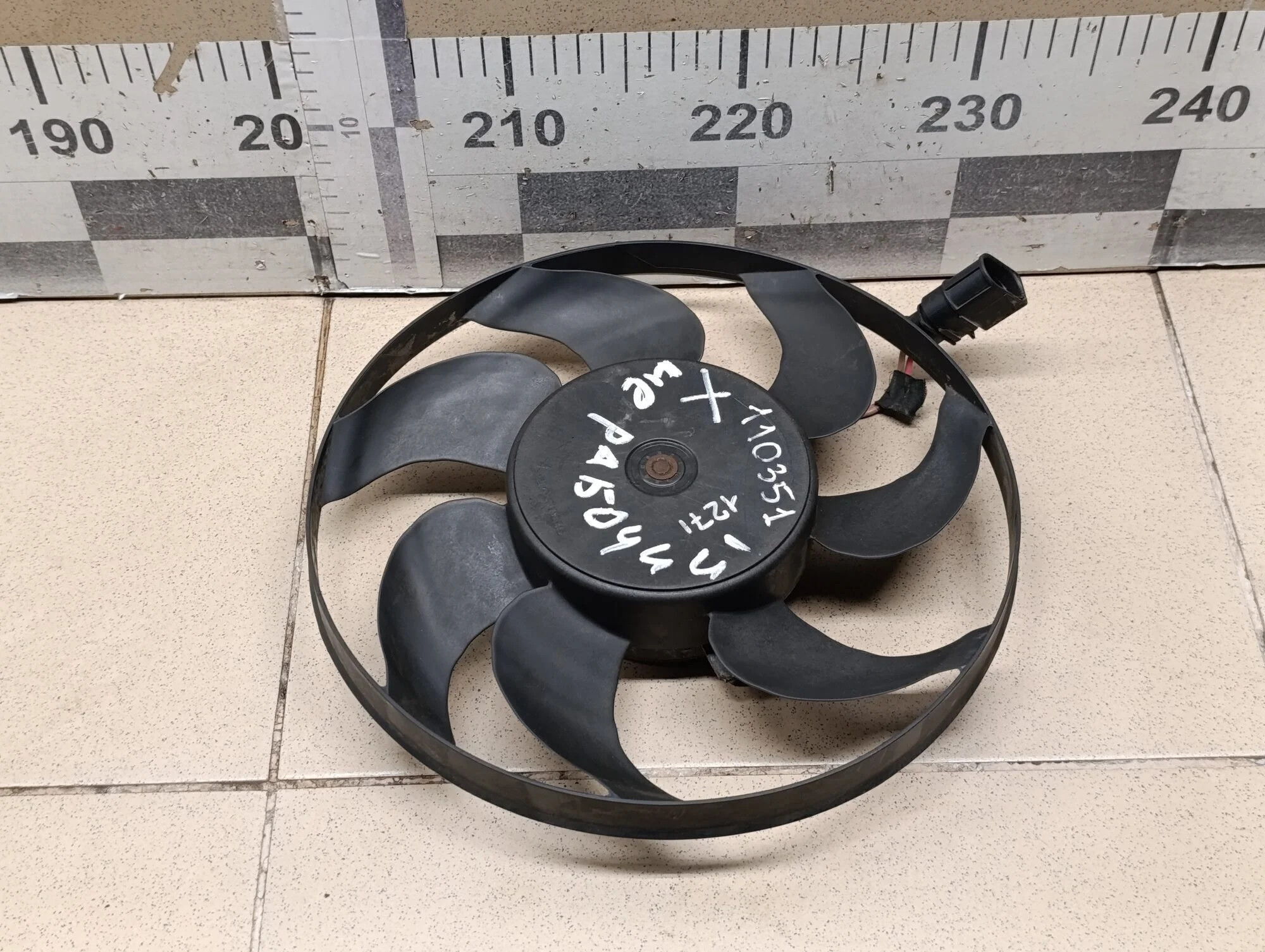 Вентилятор радиатора Jetta 2006-2011