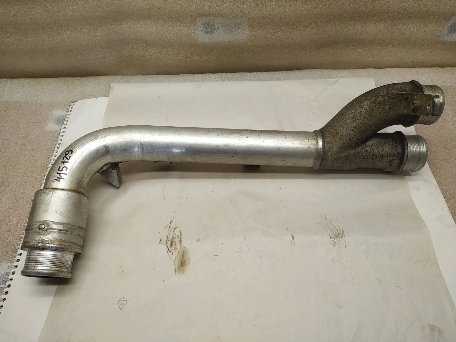 патрубок интеркулера Volkswagen Touareg 2 7P6 2013