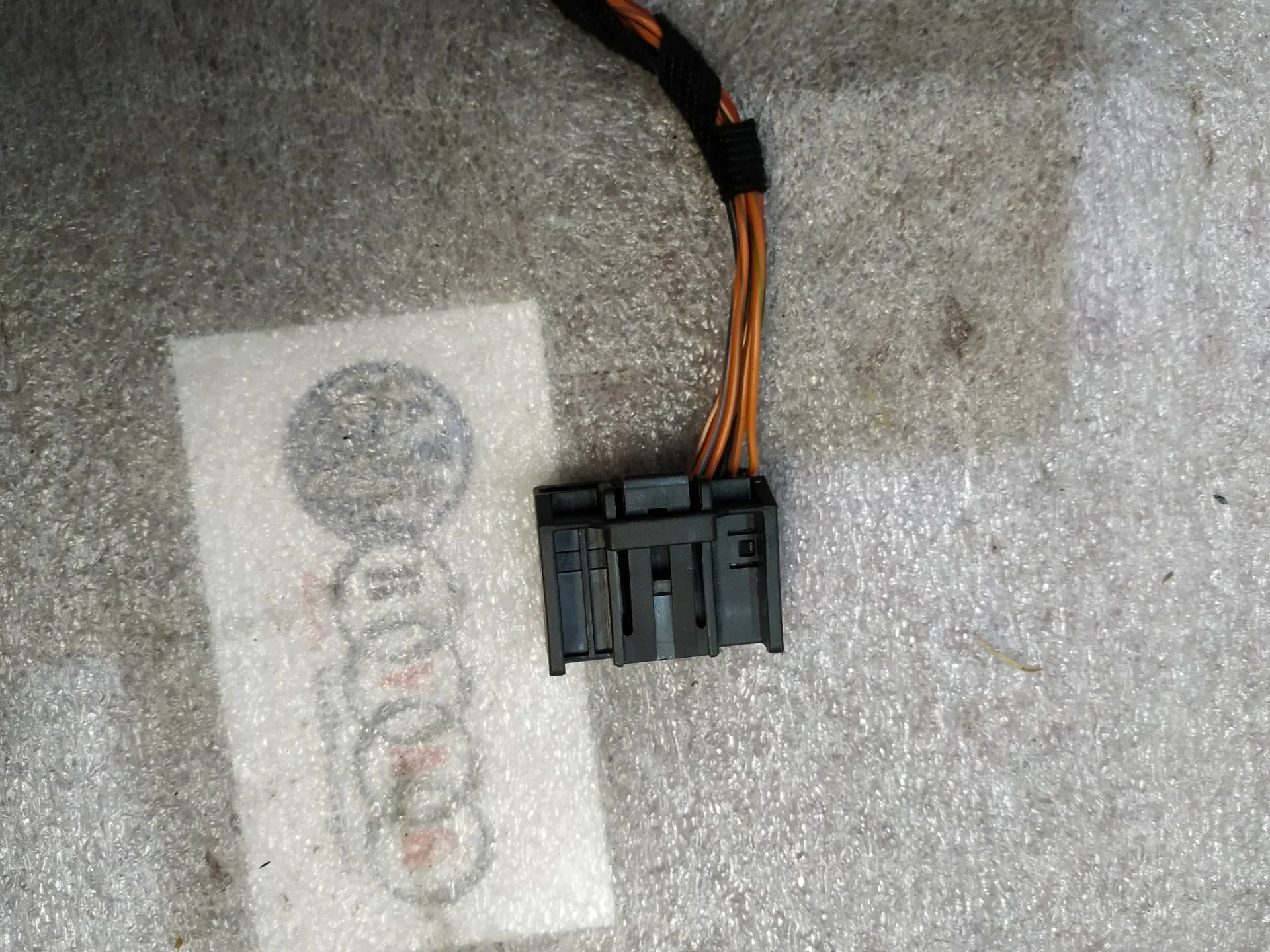 разъем (фишка) проводки Audi A5 8T