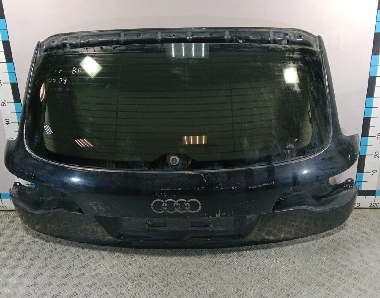 [Б/У] Дверь багажника Audi Q7 4L 2005-2015 - В сборе со стеклом 4L0845501NVB #2. Стекло продается отдельно [Код: 00415946 ]