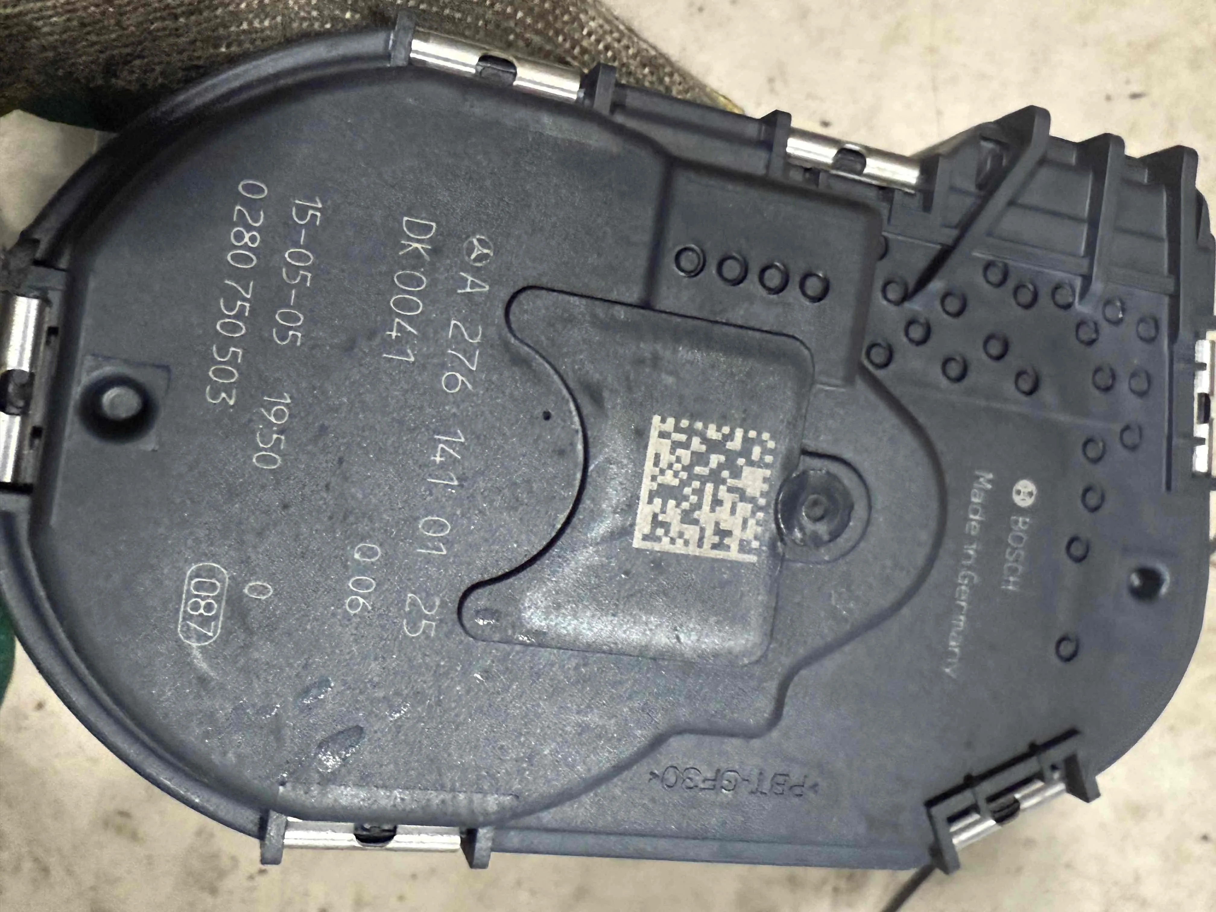 Заслонка дроссельная Mercedes-Benz W212/S212/C207/A207 рестайлинг (2013—2016) A2761410125
 276820