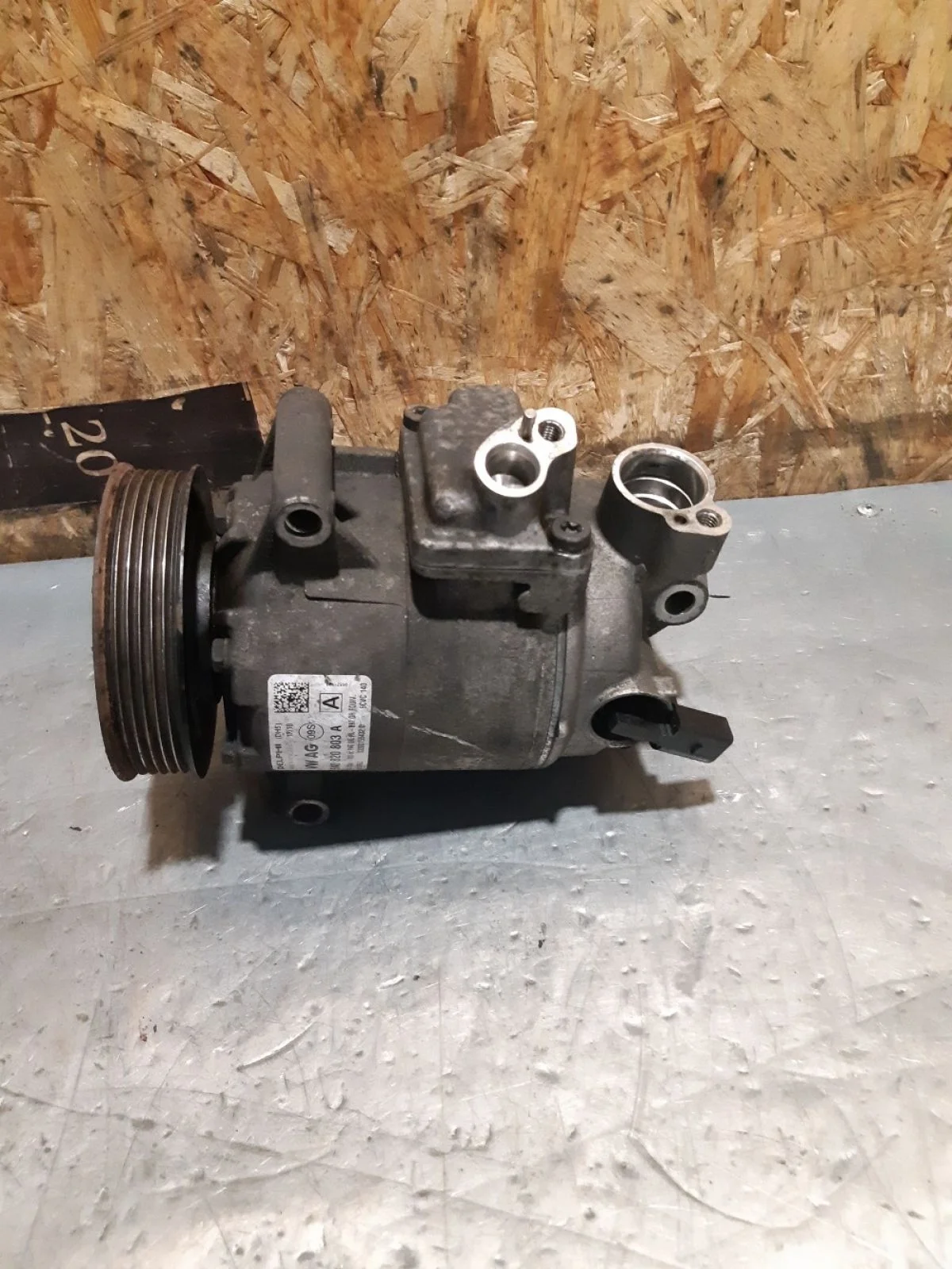 Компрессор кондиционера Skoda Octavia II рестайлинг (2008—2013) 2010 1Z/F9R