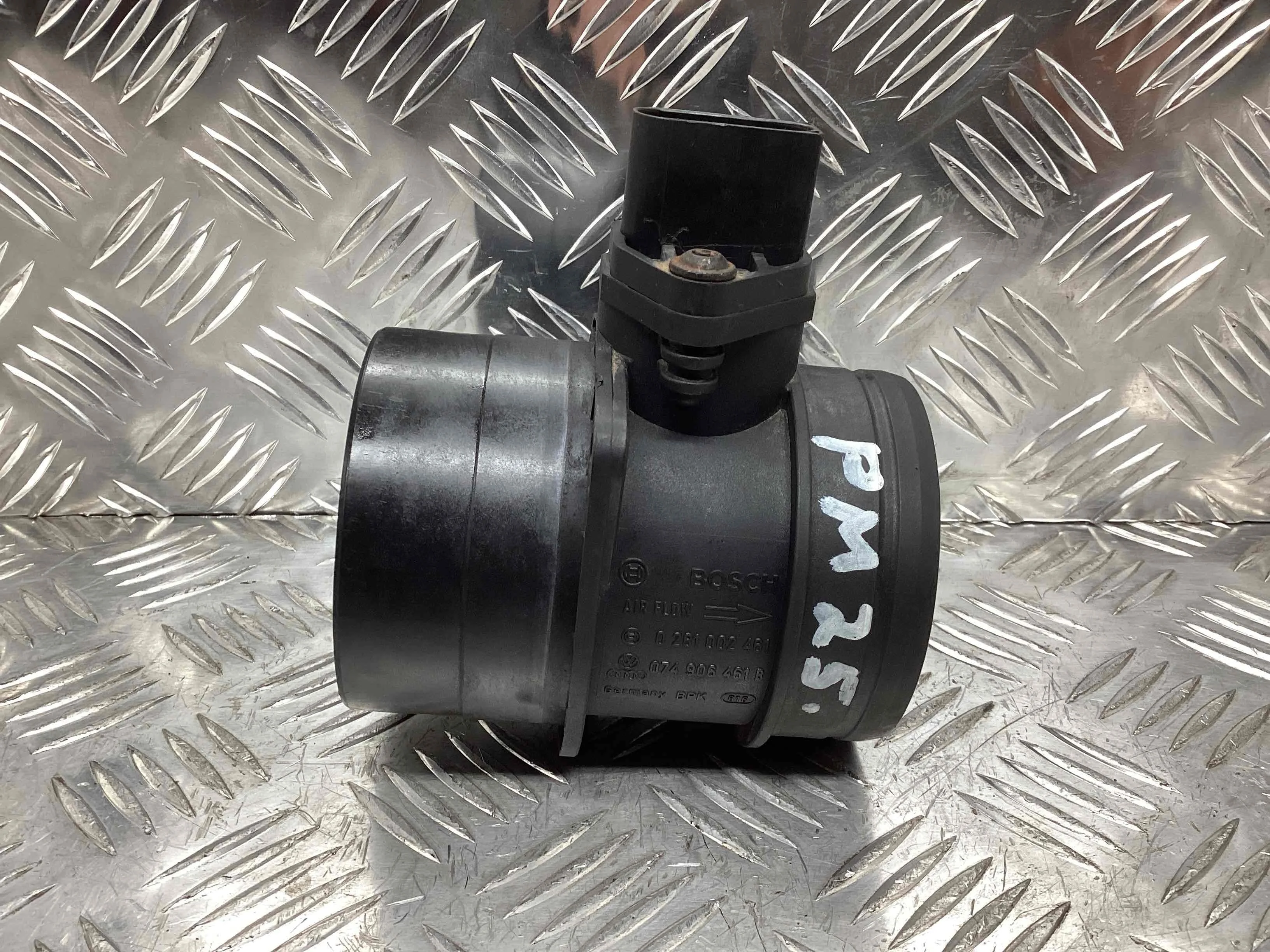 Расходомер воздуха Volkswagen Transporter Transporter T5 (7H) 2003-2015 2005 2,5 Дизель МКПП 6ст. Микроавтобус.