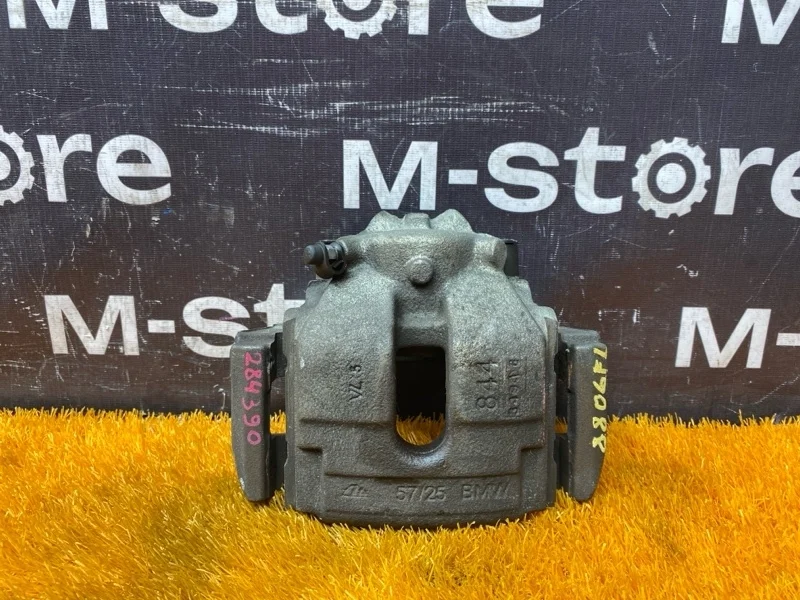 Суппорт Bmw X3 2007 34116765881 E83 N52B25A, передний левый