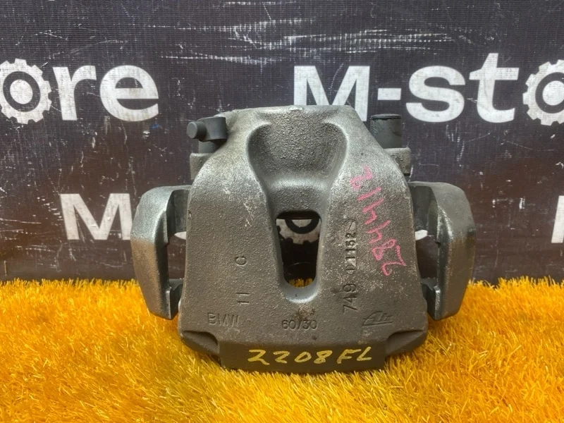 Суппорт Bmw X5 2011 34116776783 E70 N55B30A, передний левый