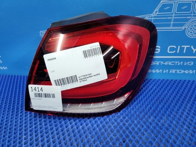 Фонарь задний Mercedes-Benz A-Class 2021 A1779061400 W177 OM654920, задний правый