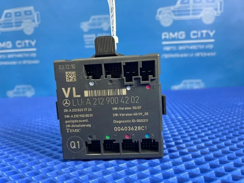 Блок управления дверьми Mercedes-Benz E-Class 2011 A2129004202 W212 M157981, передний левый