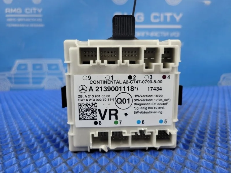 Блок управления дверьми Mercedes-Benz E-Class 2020 A2139001118 W213 ОМ654920, передний правый