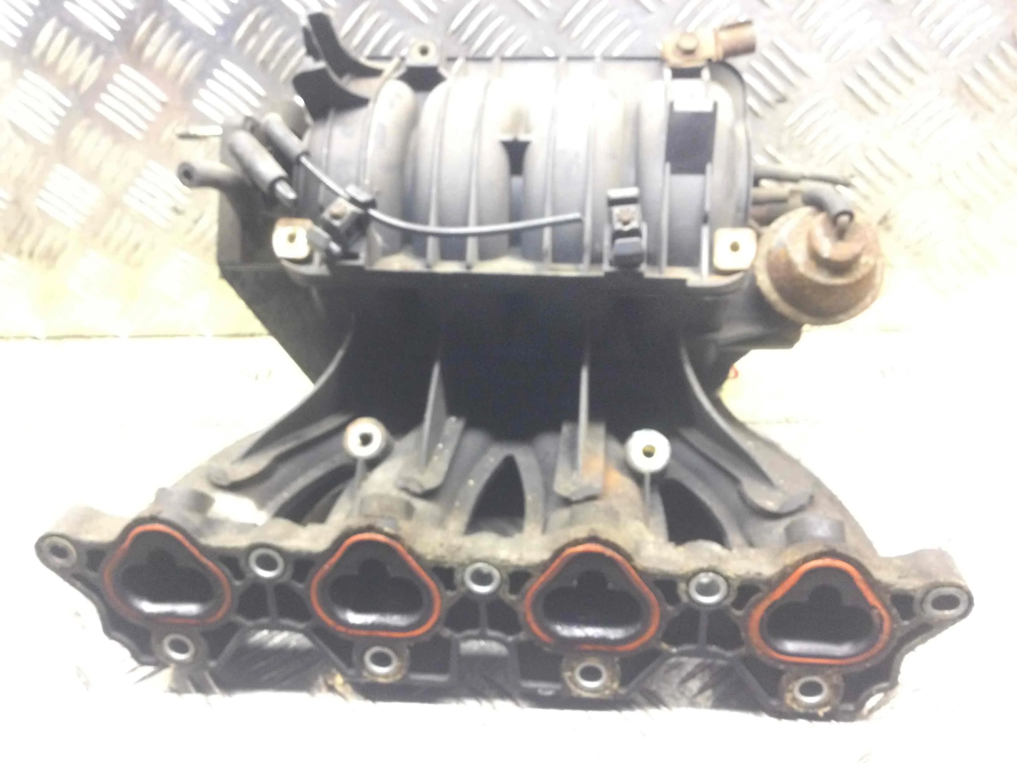 Коллектор впускной Chevrolet Kalos 1 поколение 2003 - 2008 бензин 1.4 i Механика Х/б