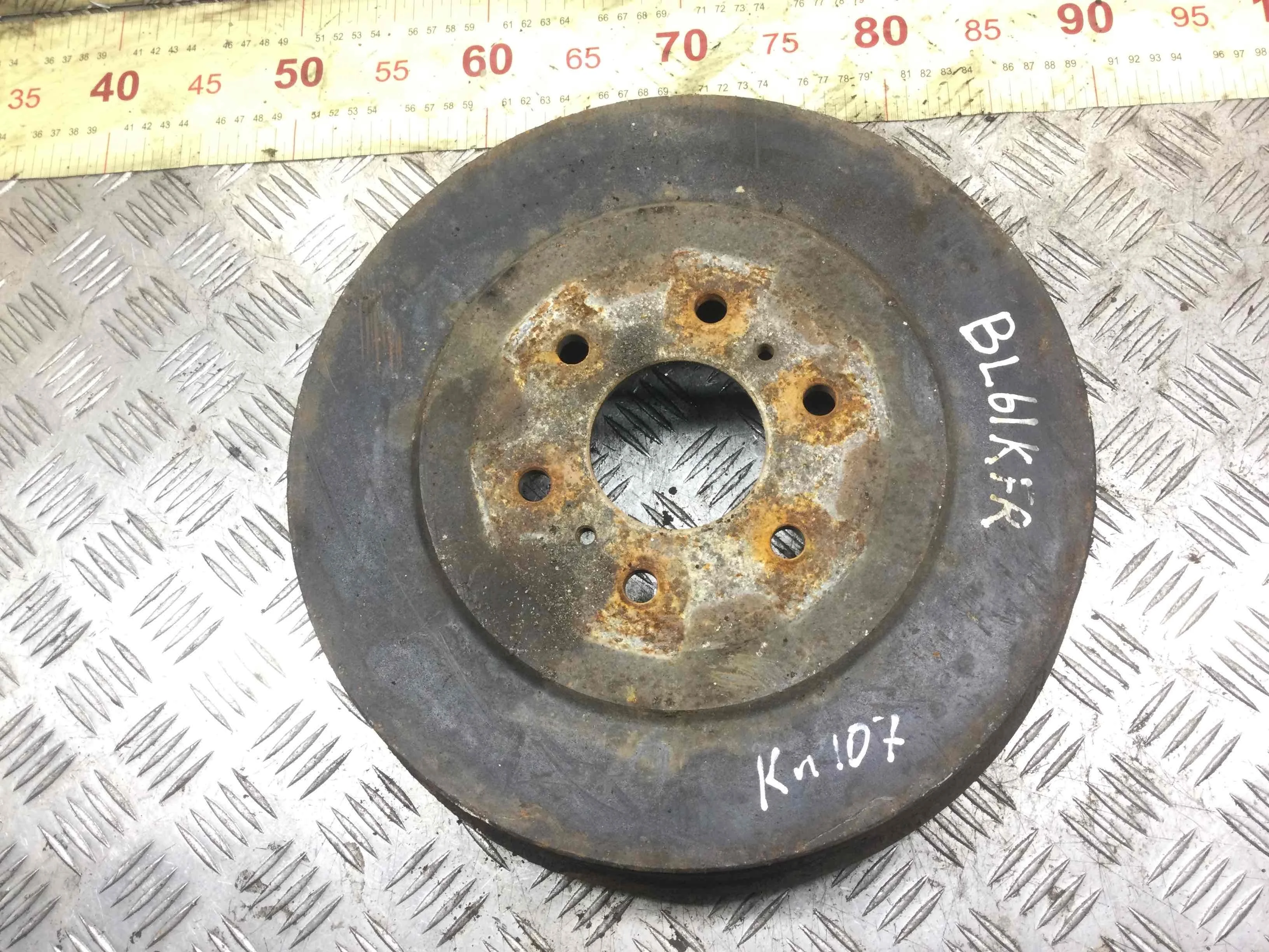 Барабан тормозной Nissan Navara D40 (2005-2010) дизель 2.5 DCI Механика