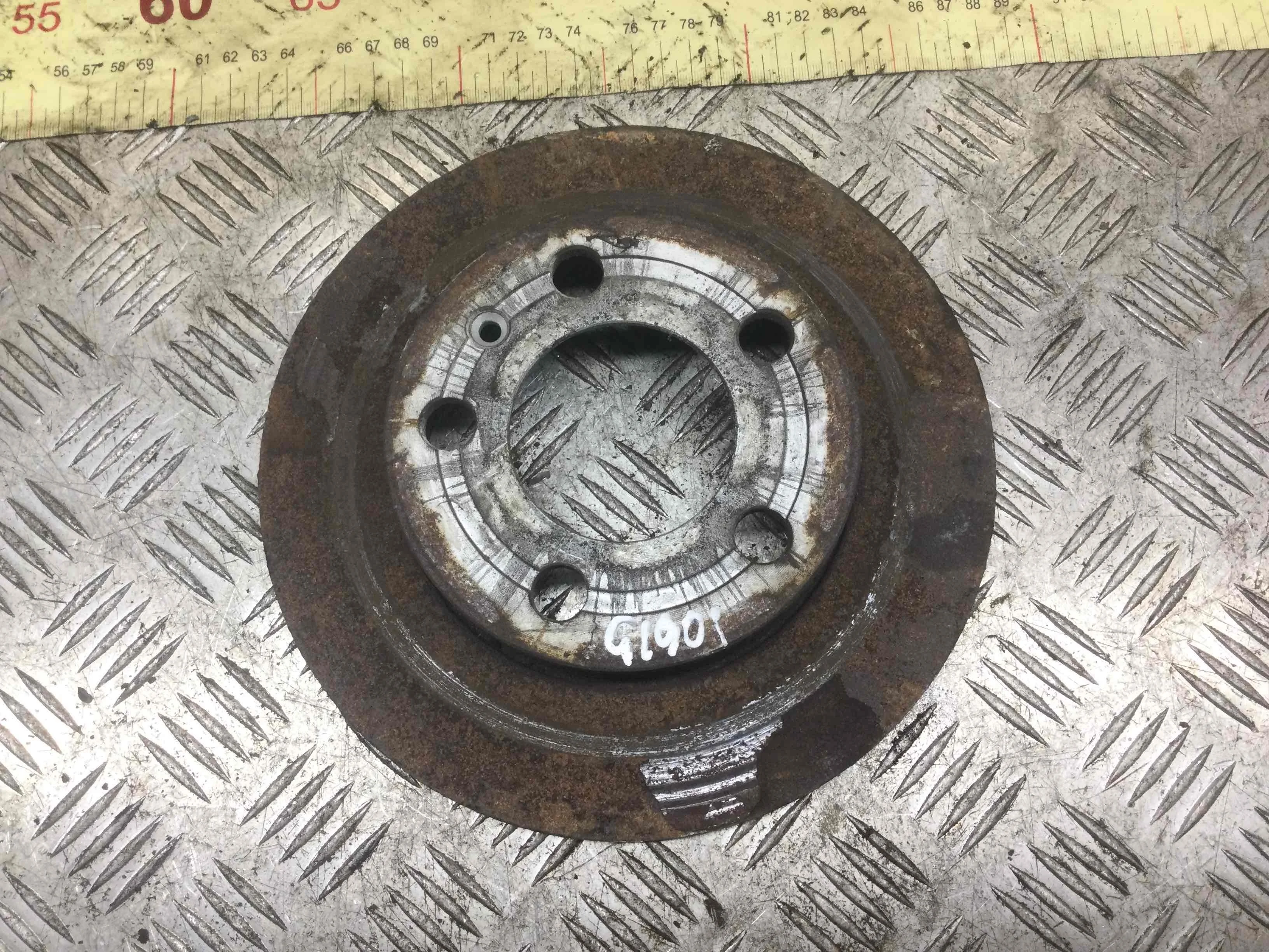 Диск тормозной задний Volkswagen Golf 4 поколение (1997-2004) бензин 1.4 i Механика 3-дв, х/б