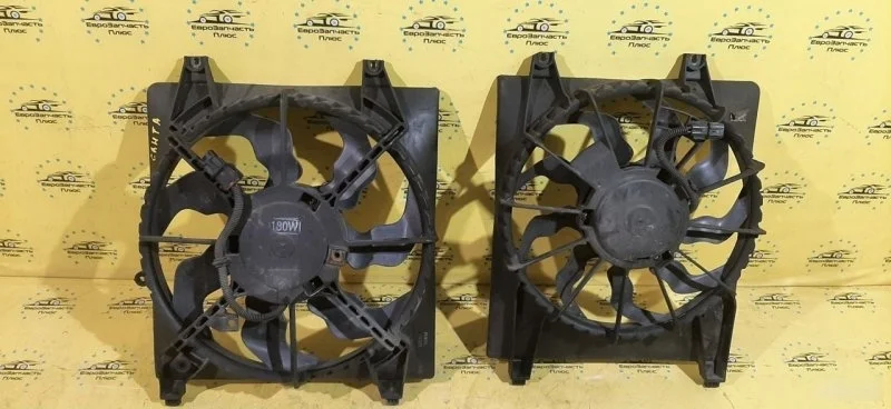 Вентилятор охлаждения радиатора Hyundai Santa Fe 2 253802B701 CM